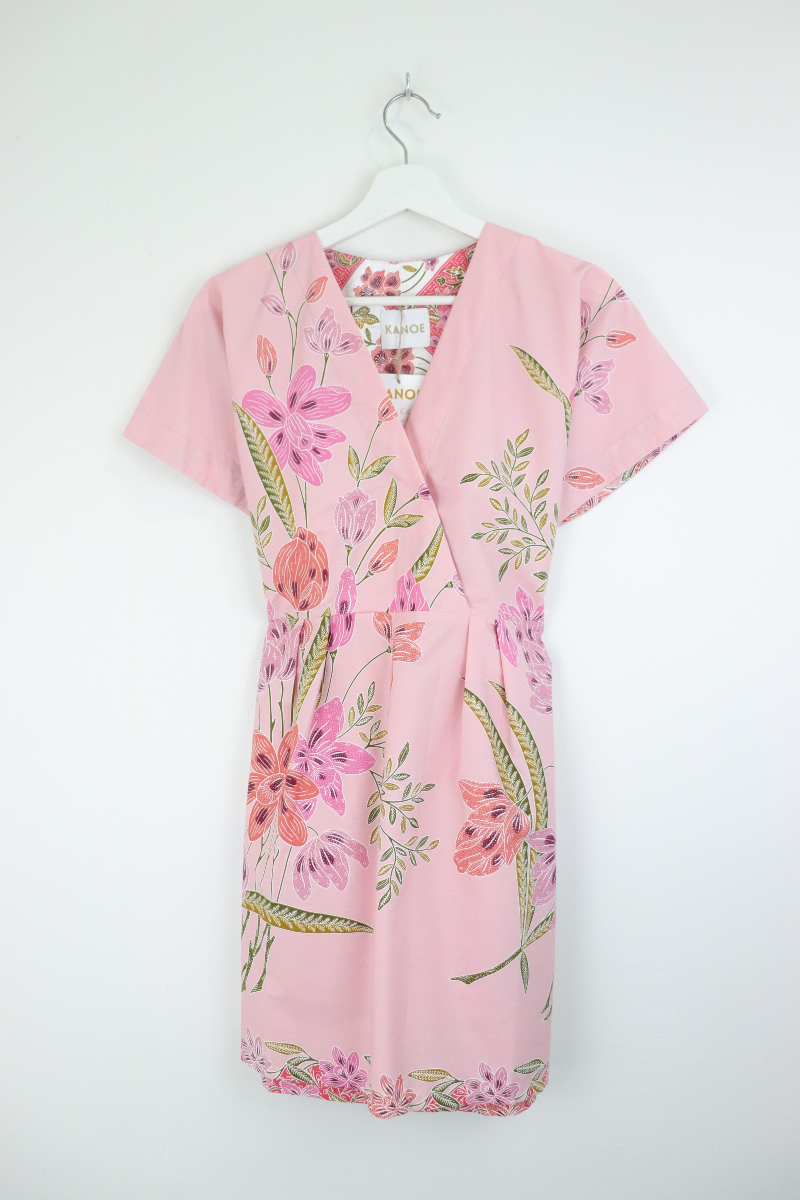  Kimono Wrap Dress [ Short ] - Mellow Blush