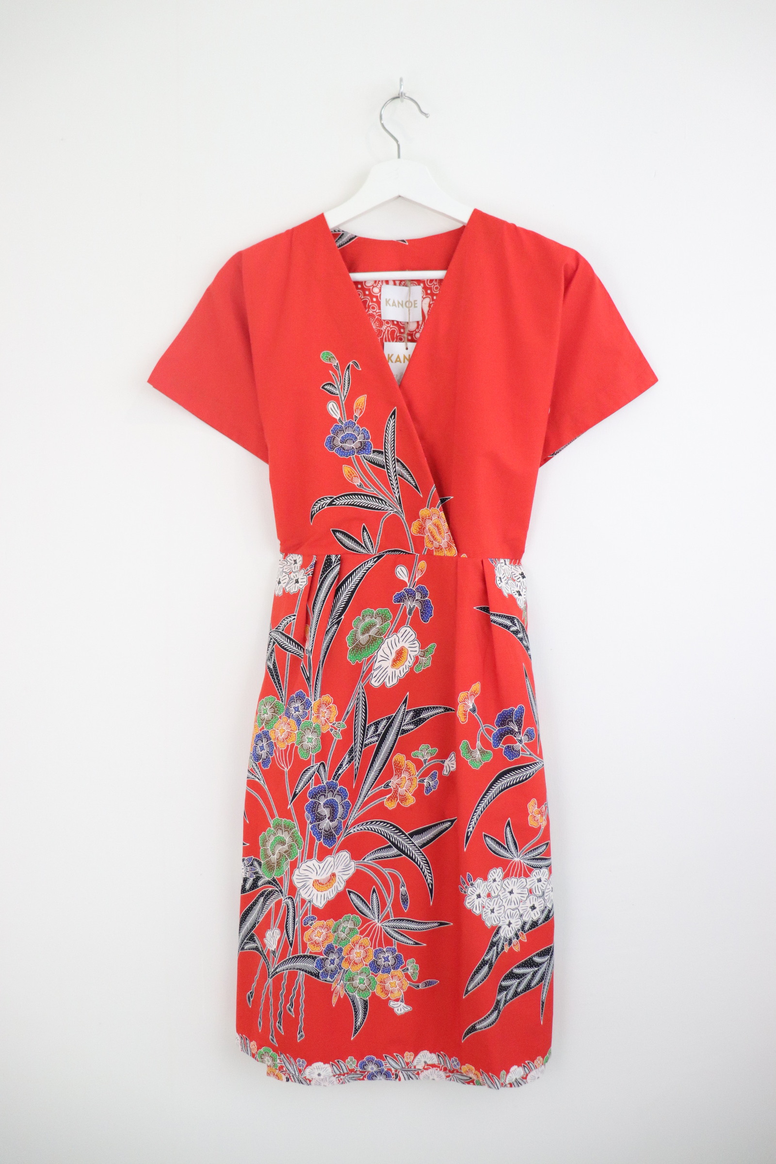 Kimono Wrap Dress - Carmine Harmony