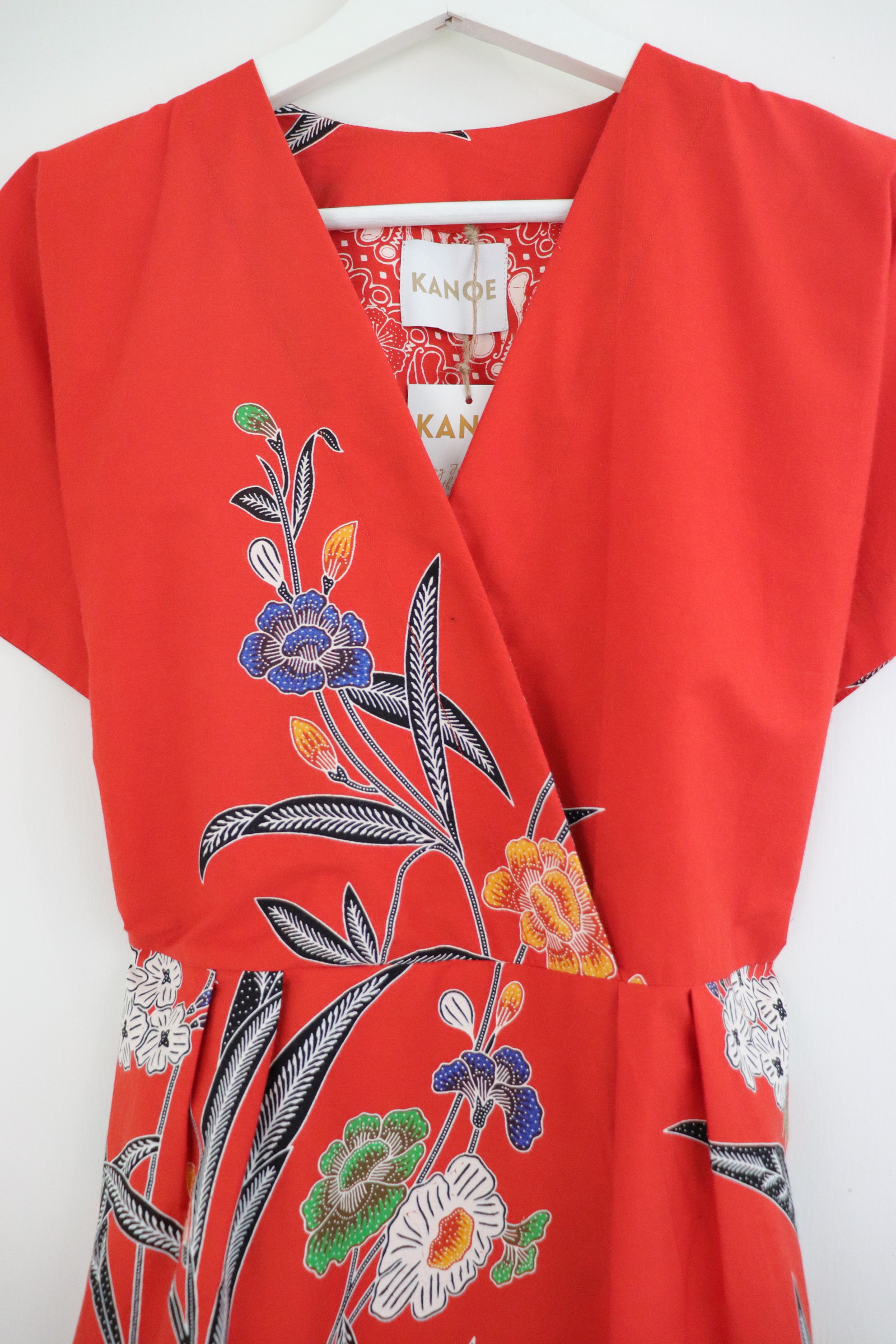 Kimono Wrap Dress - Carmine Harmony