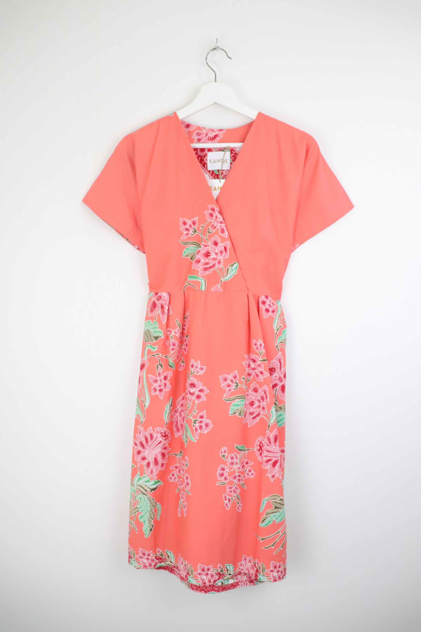 Kimono Wrap Dress - Sugar Peach