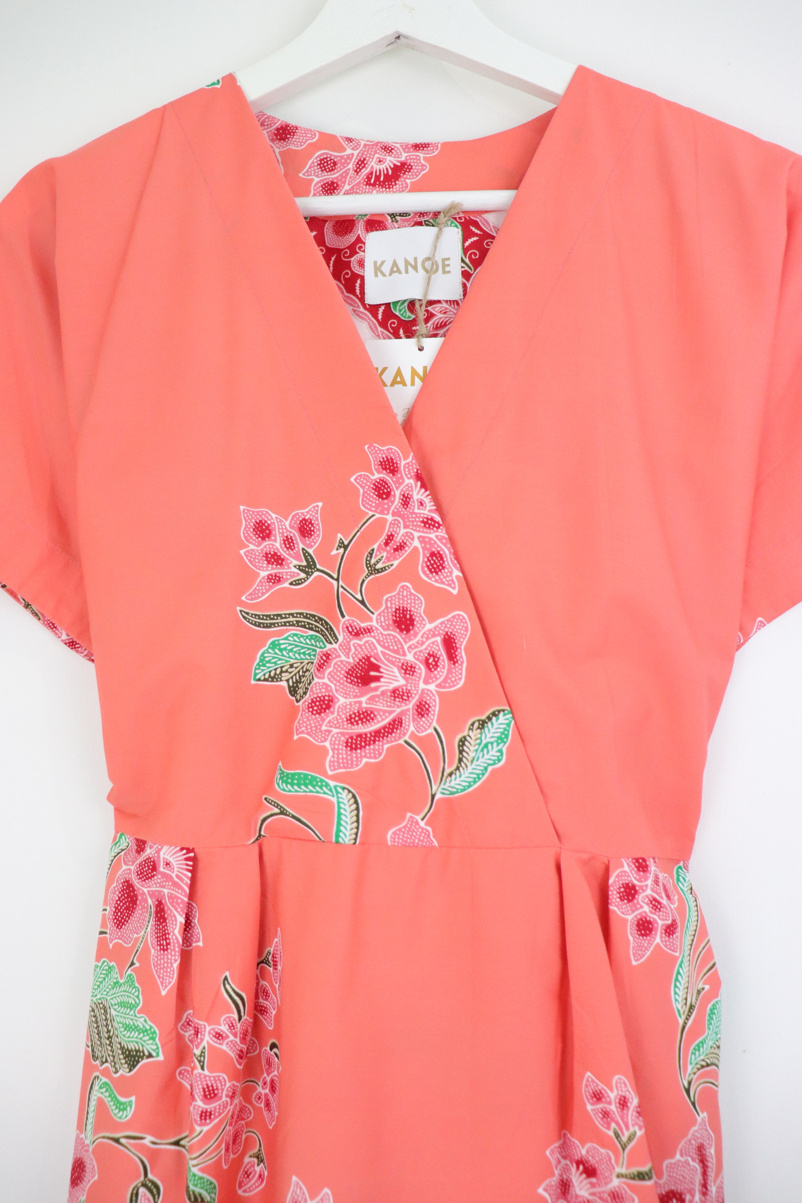 Kimono Wrap Dress - Sugar Peach