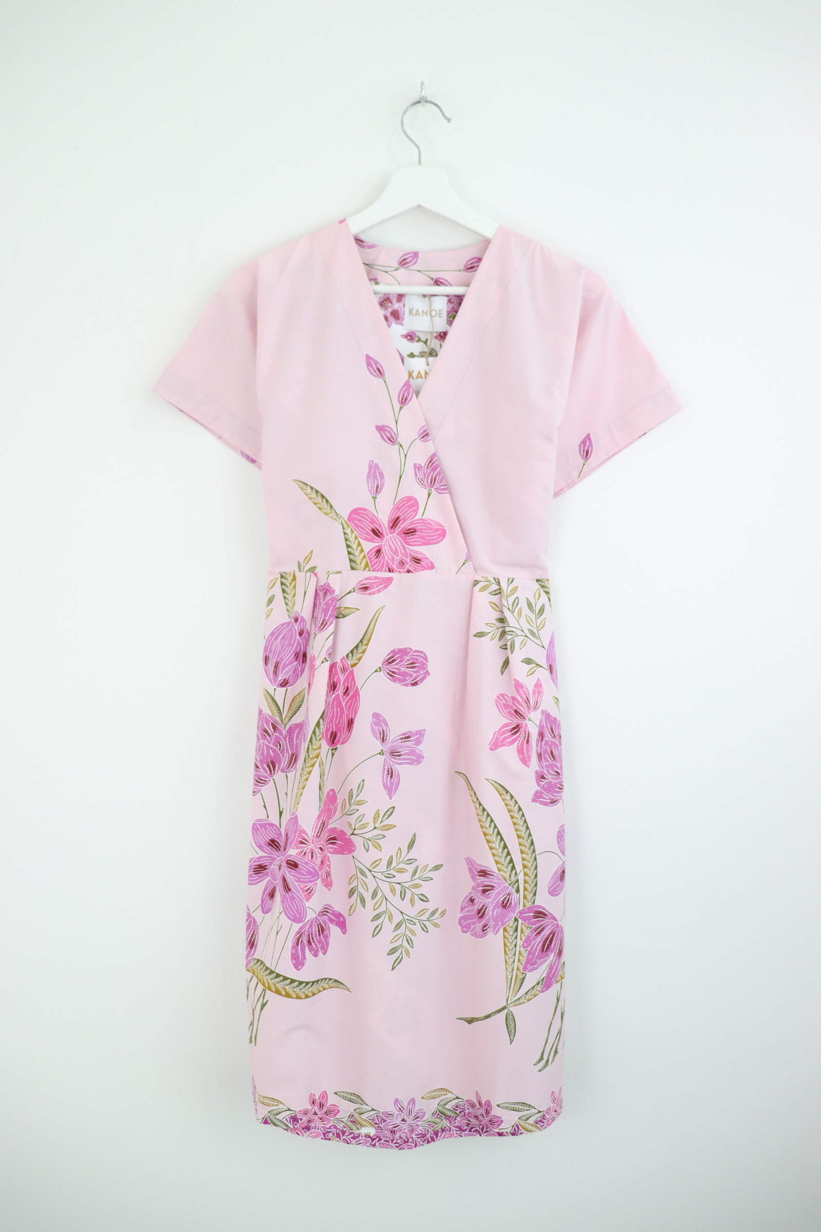 Kimono Wrap Dress - Sakura Vine