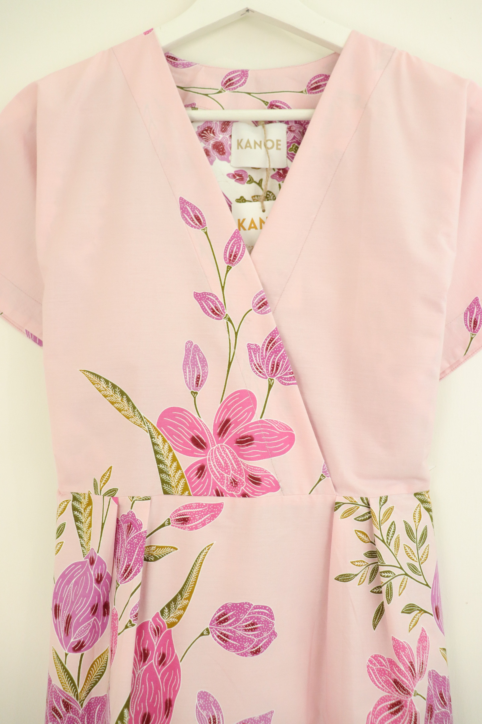 Kimono Wrap Dress - Sakura Vine