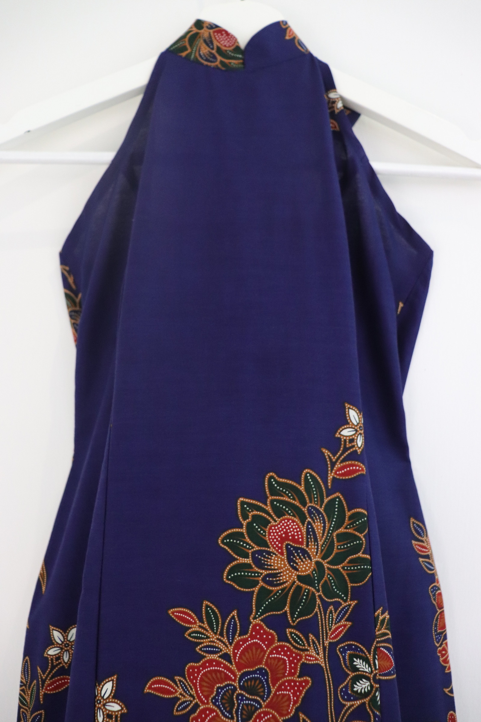 Halter Batik Dress - Midnight Garden