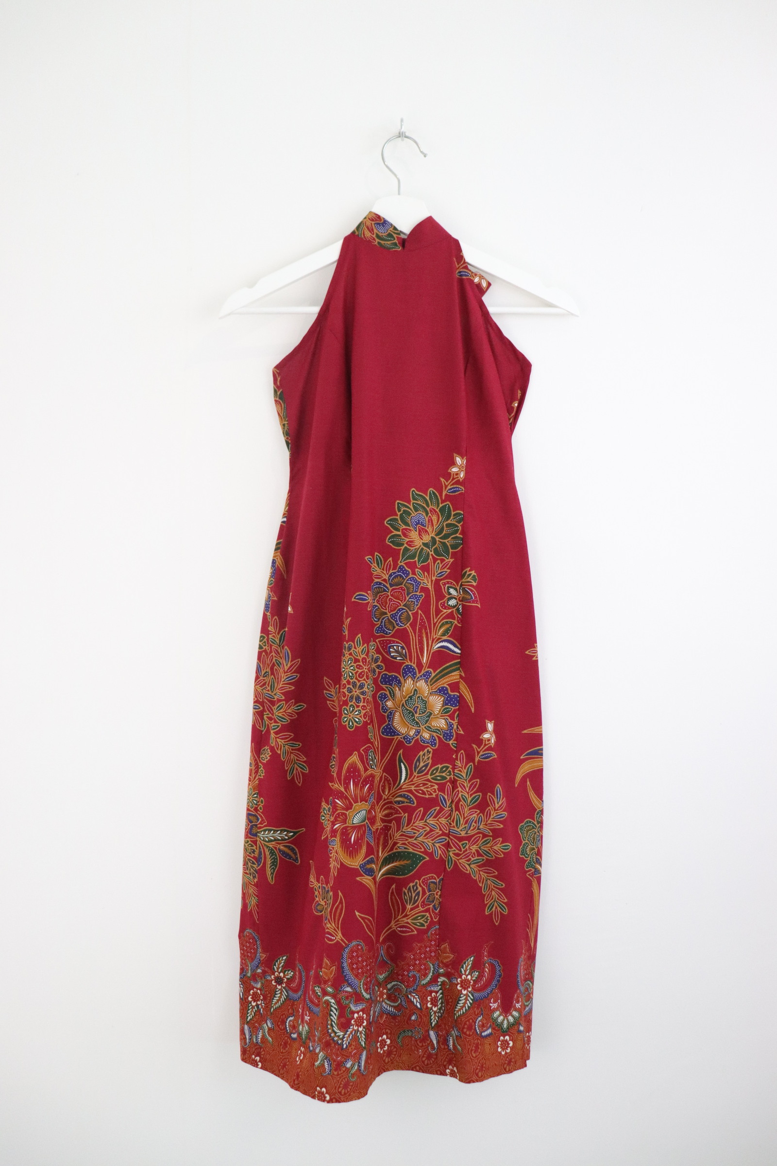 Halter Batik Dress - Fiery Zen