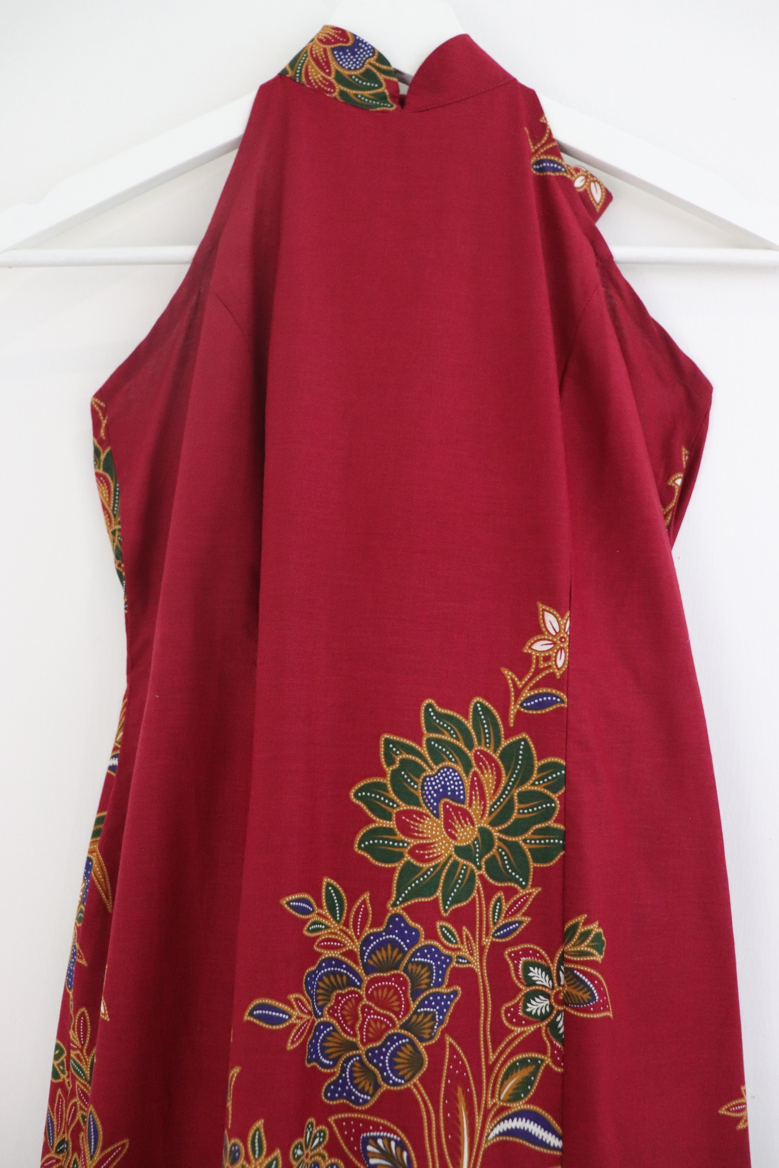Halter Batik Dress - Fiery Zen