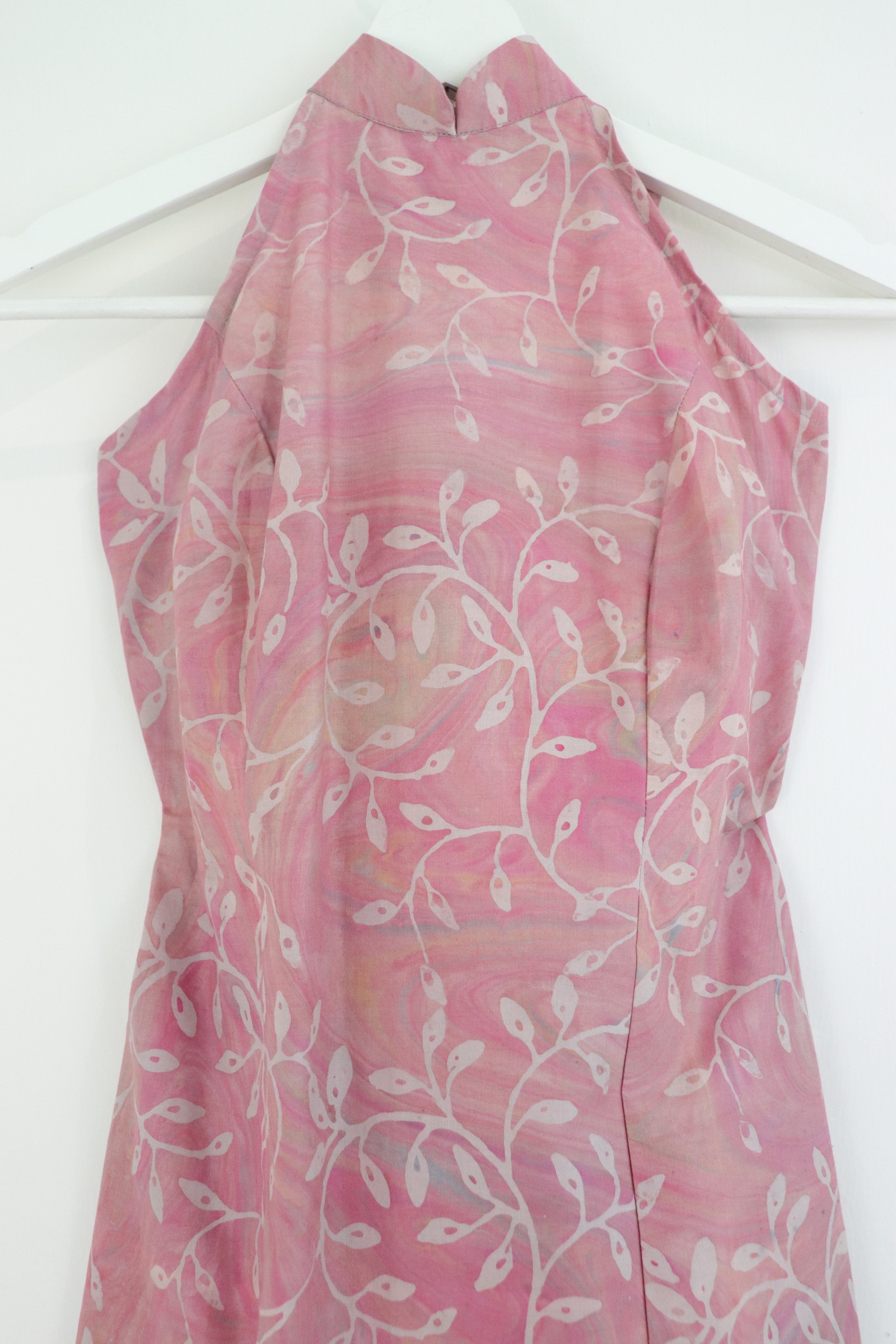 Halter Batik Dress - Rosy Blush [ HandMade ] [ S ]