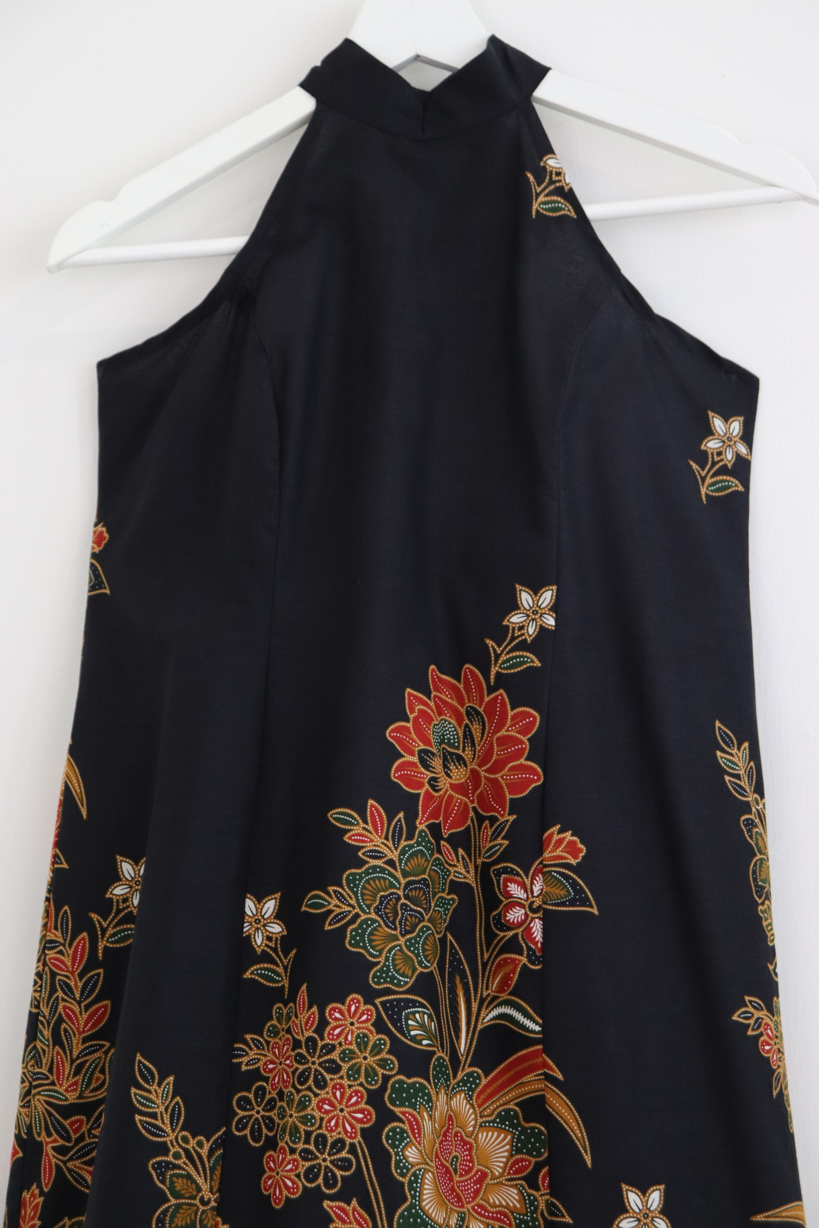 Halter Batik Dress - Lotus Shadow