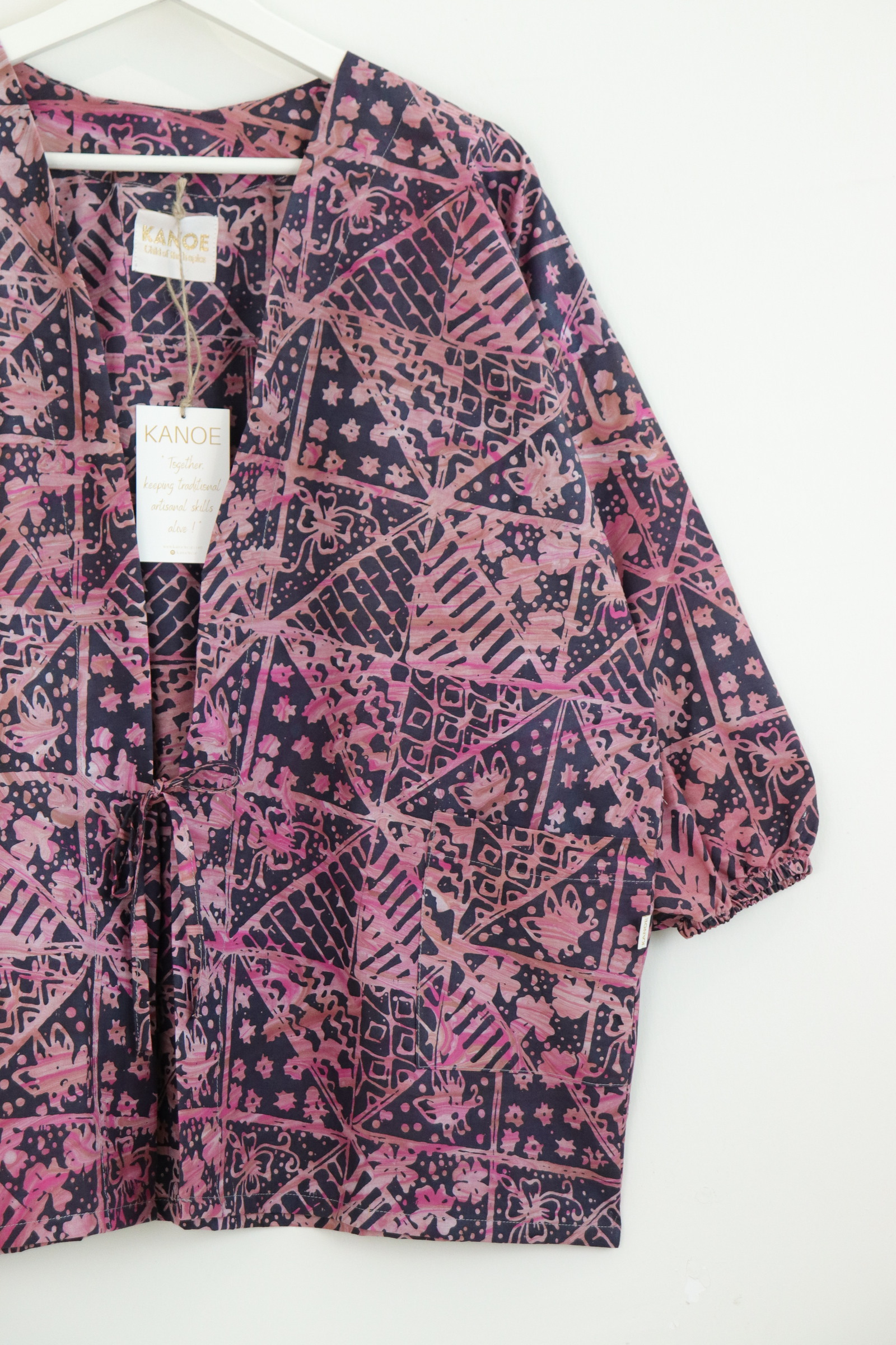 Handmade Batik Kimono Signature - Serenade of Souls 