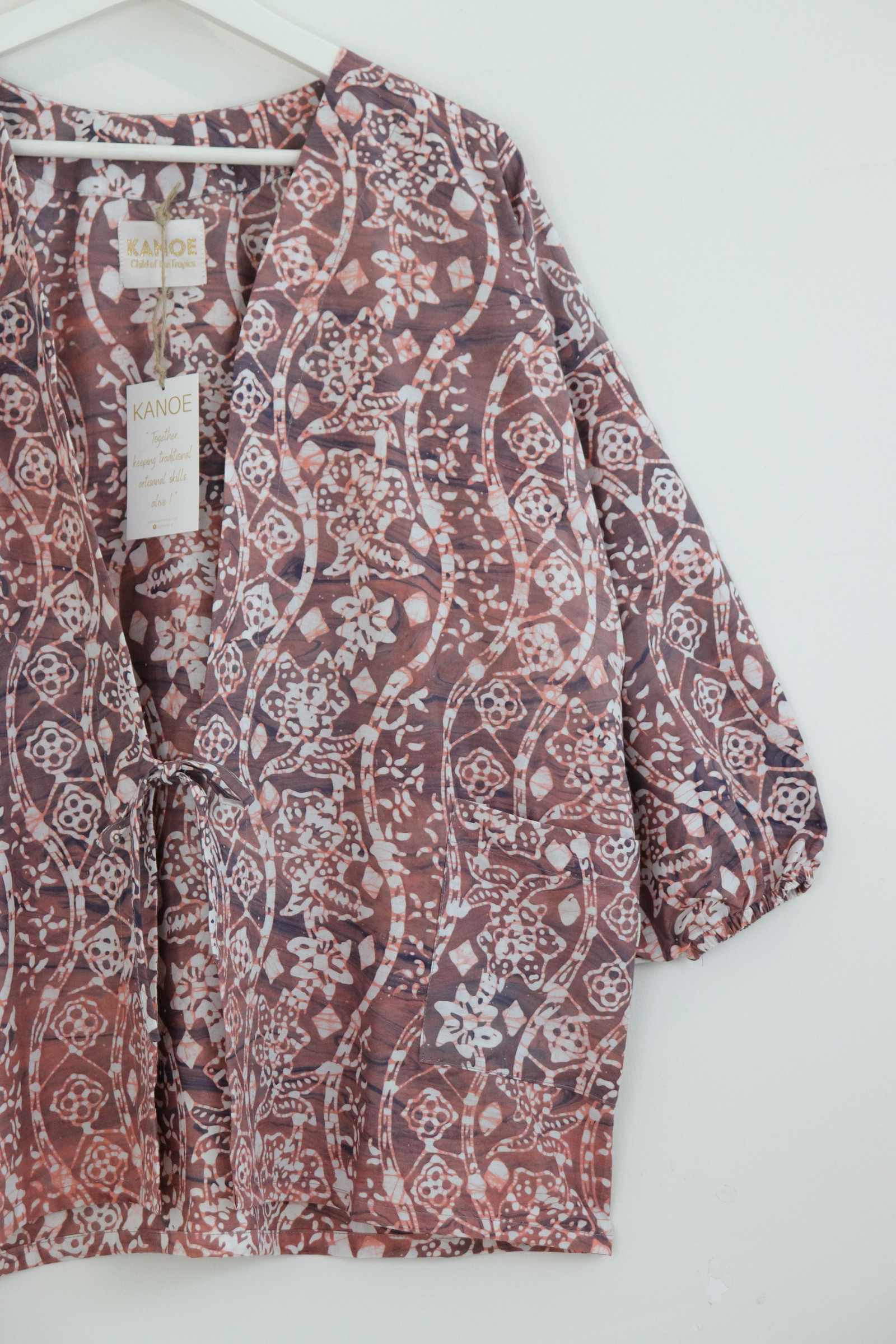 Handmade Batik Kimono Signature - Amour Eternal