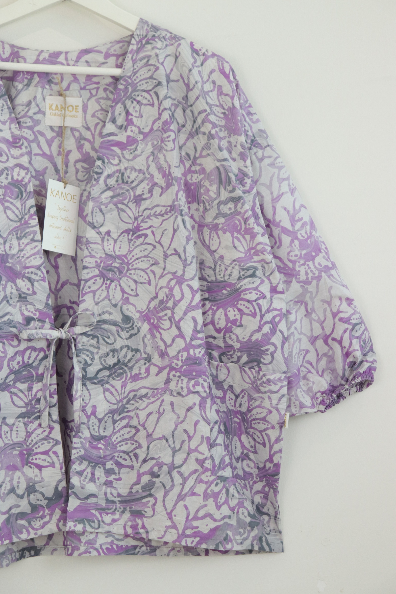 Handmade Batik Kimono Signature - Bloom of Romance 