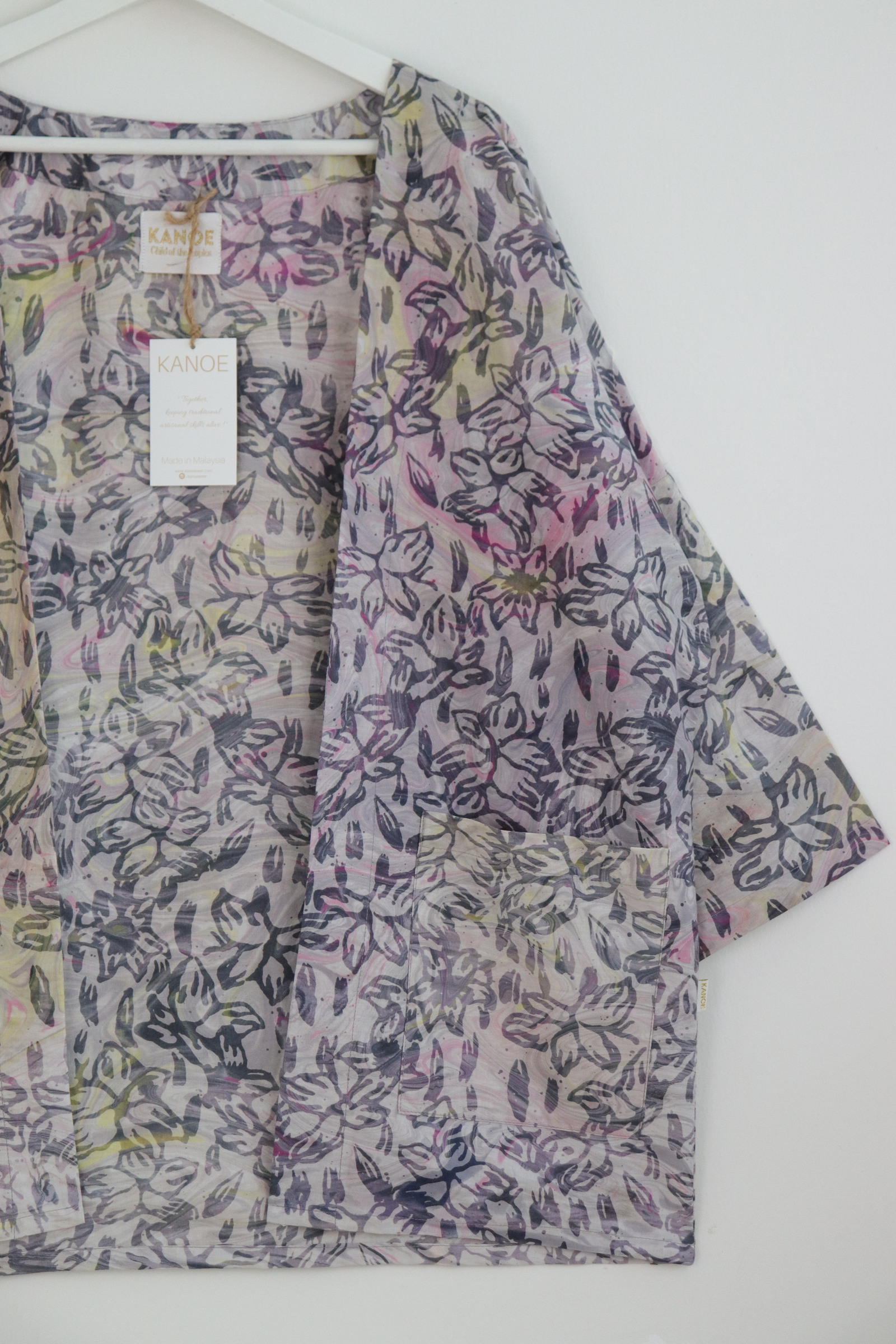 Handmade Batik Kimono Basic - Sweet Tranquility