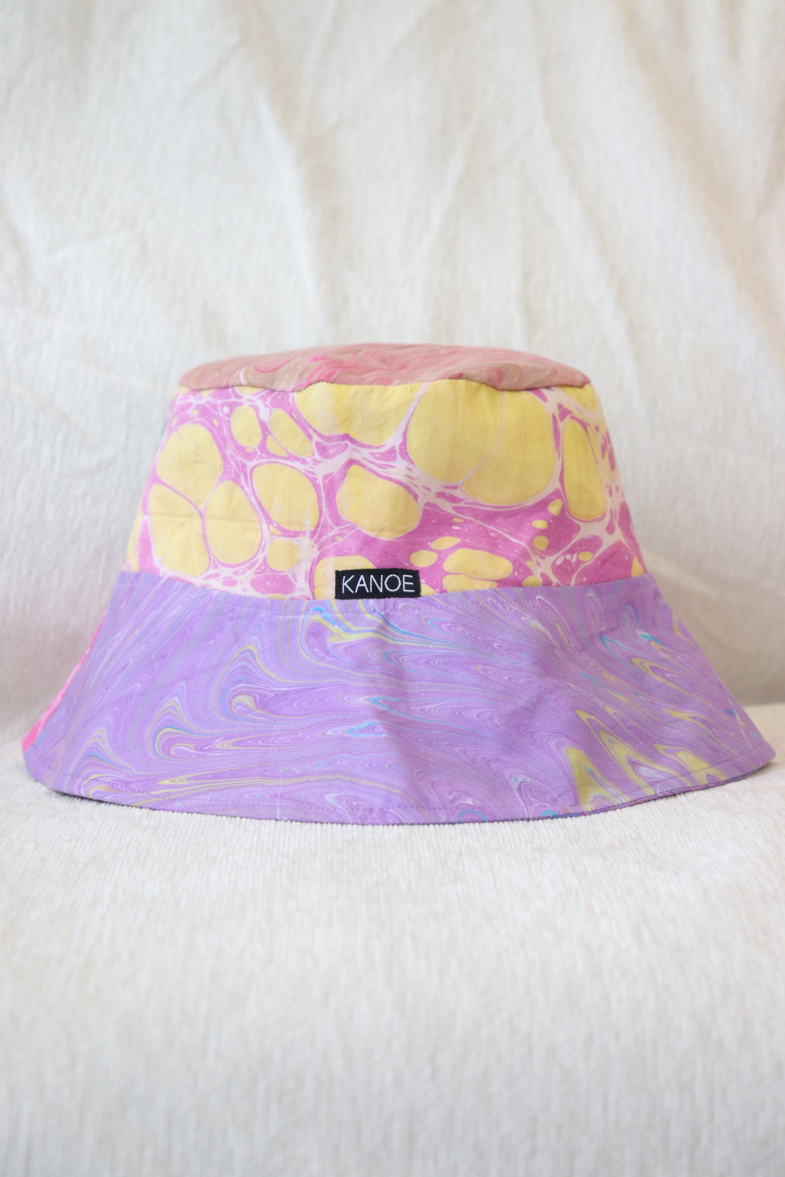 Patchwork Batik Bucket Hat Wide Brim - Desire Drizzle [ Handmade ]
