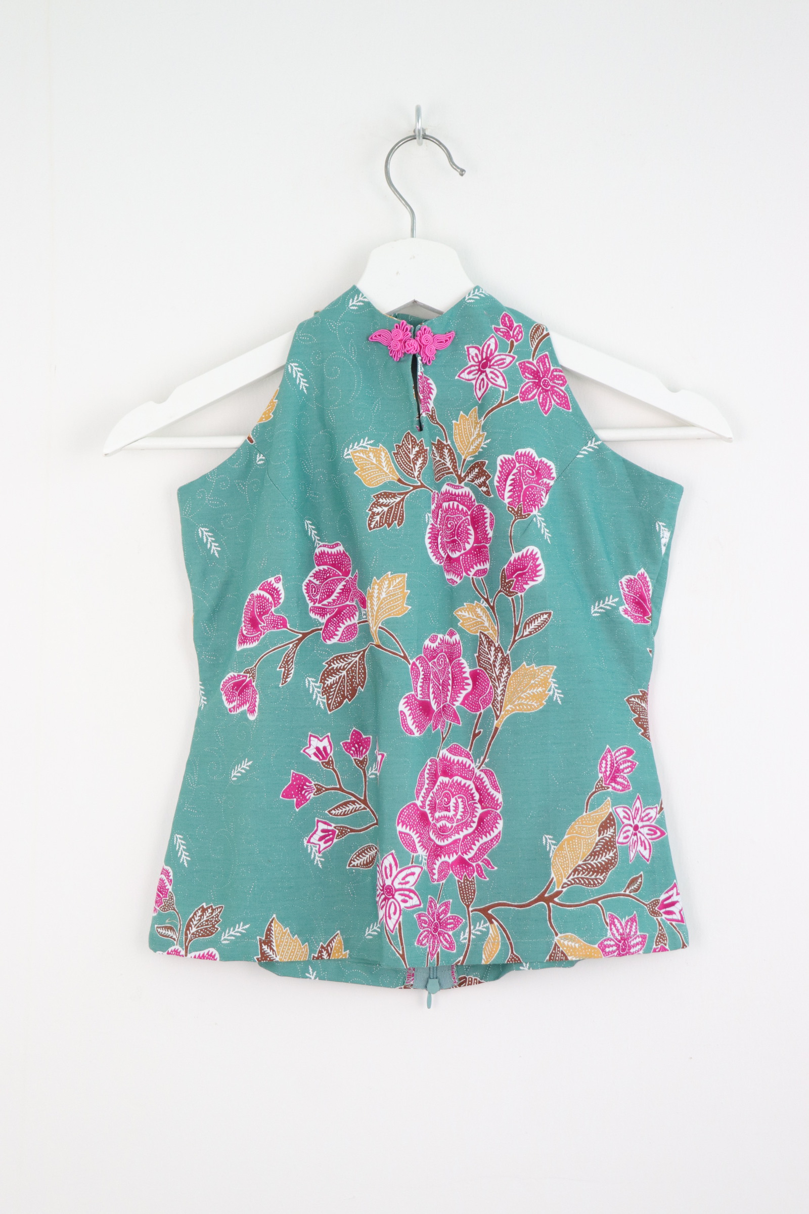 C.C. Halter Batik Top - Spring Blossom