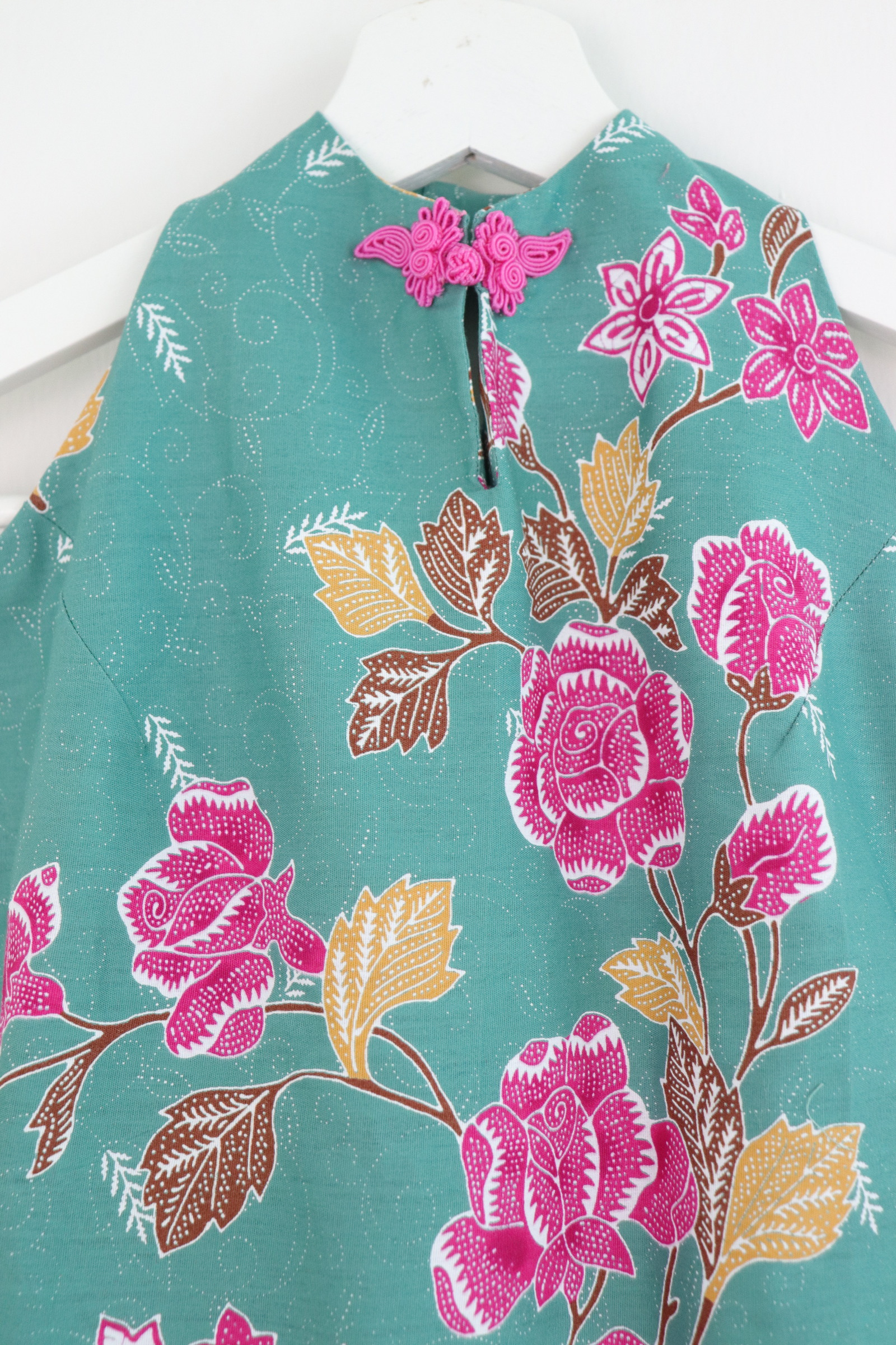 C.C. Halter Batik Top - Spring Blossom