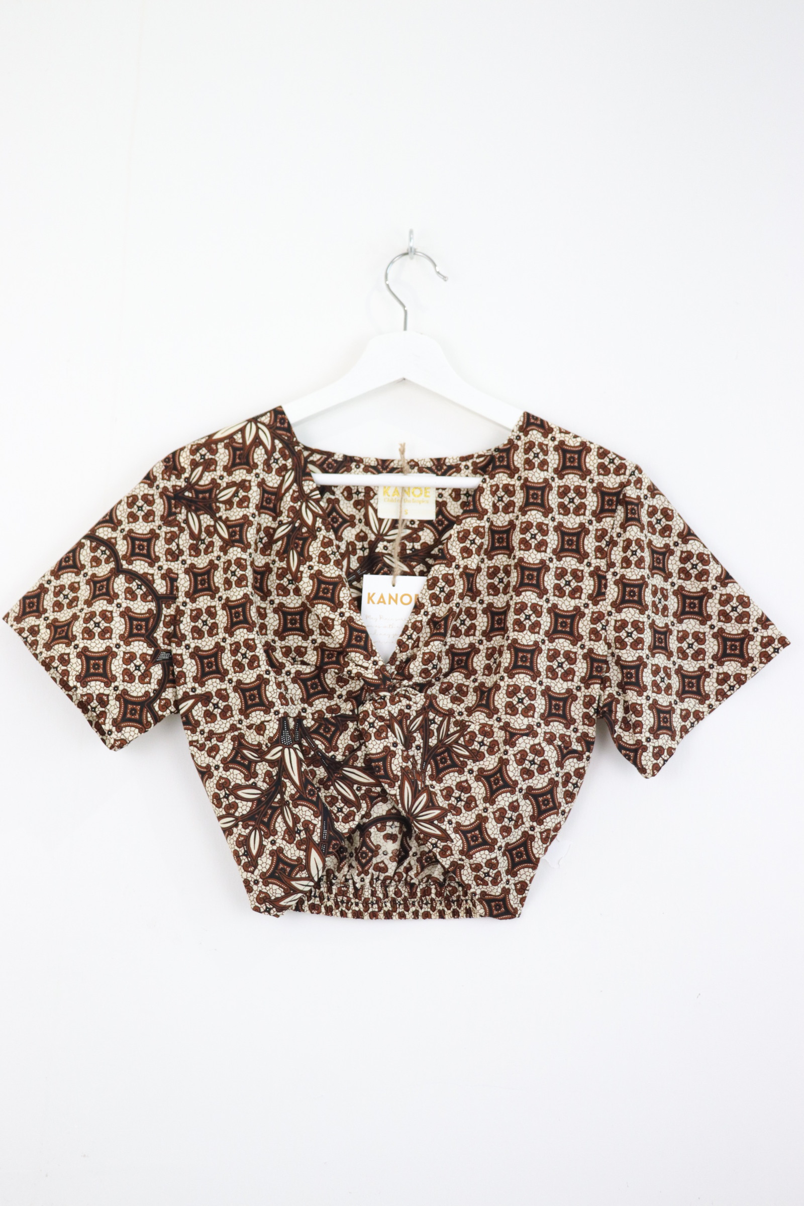 Twisted Front Batik Top - Kirana