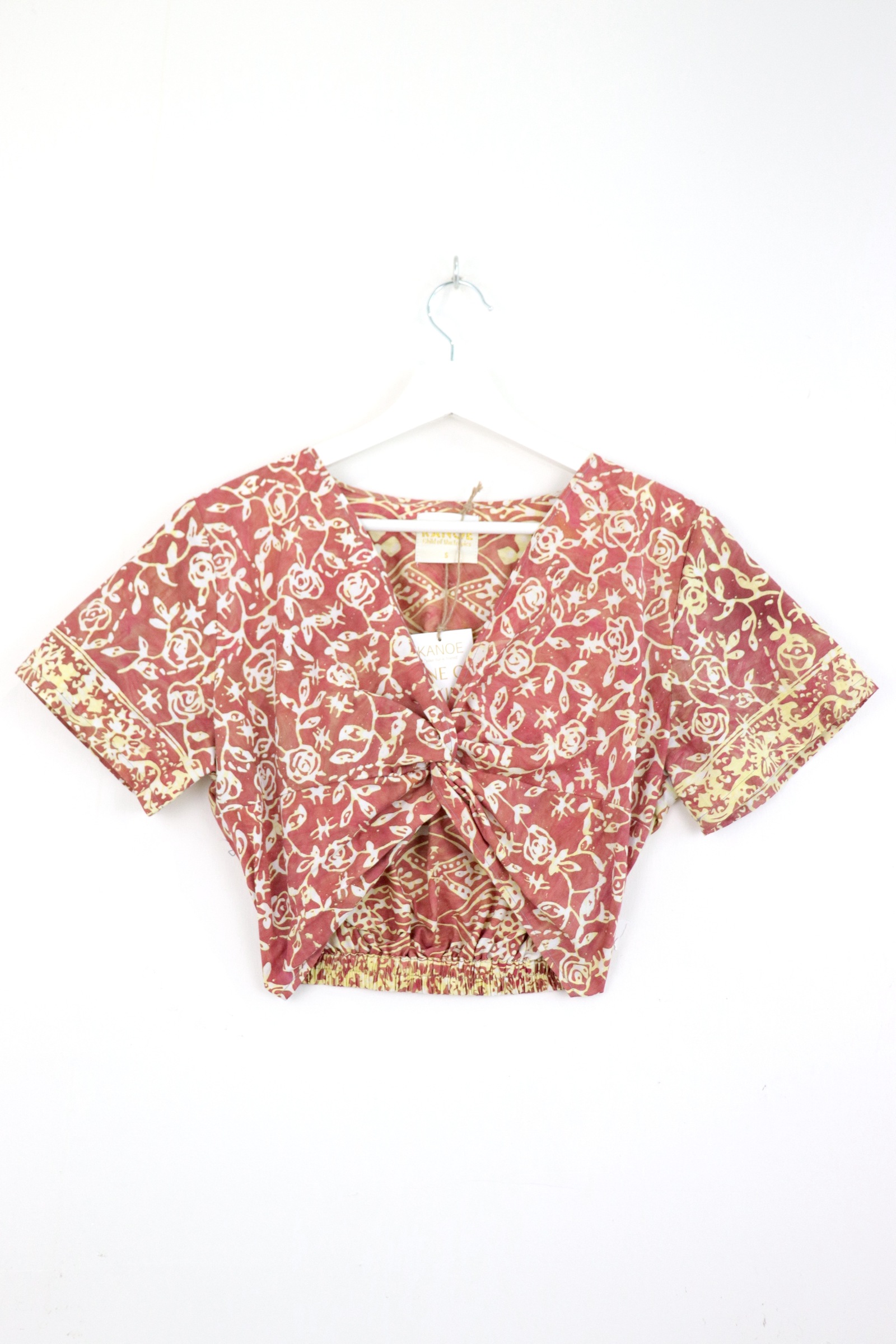 HandStamped Twisted Top - Izumi