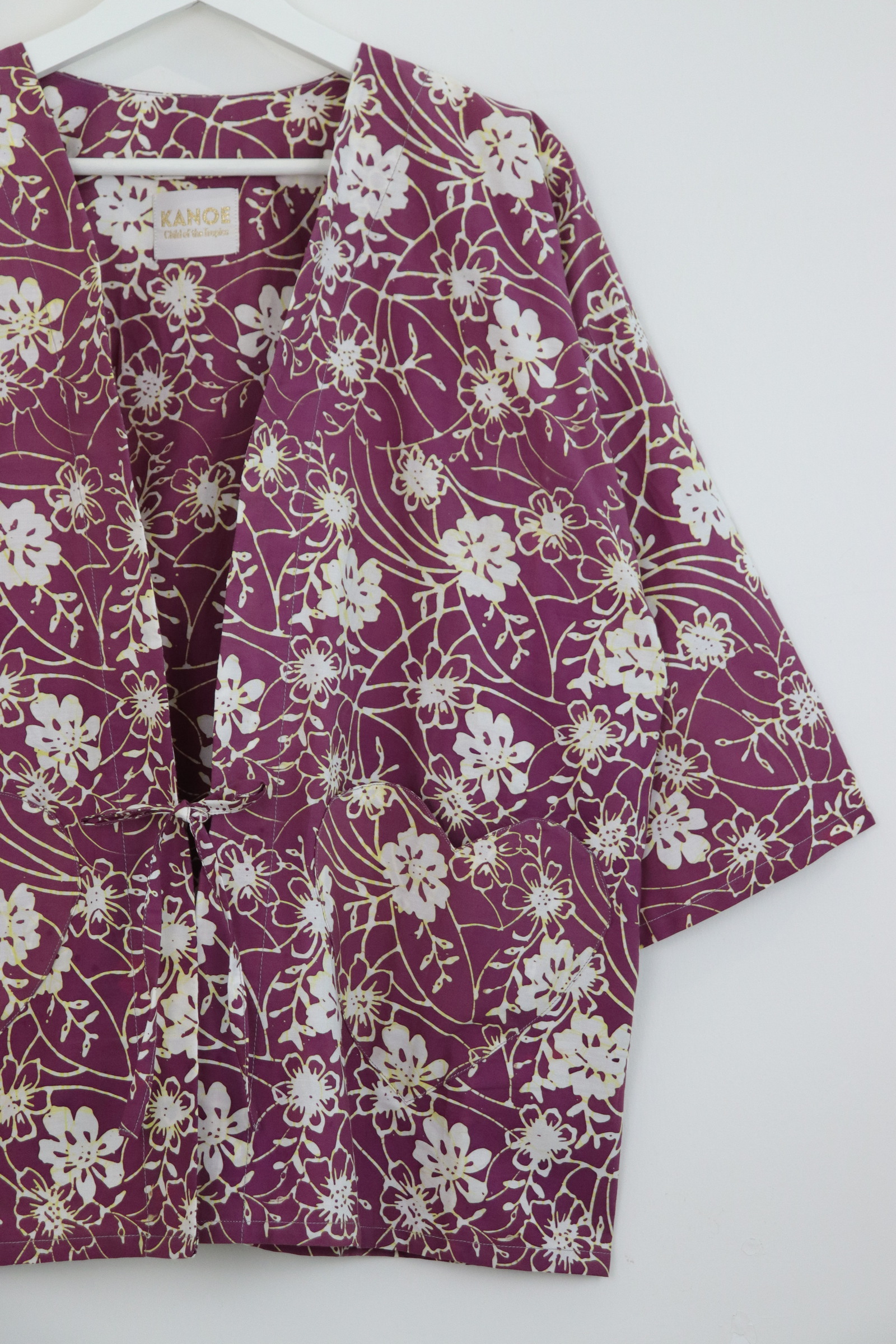 Kimono Basic Heart Pockets - Cocoa Kiss [ Handmade ]