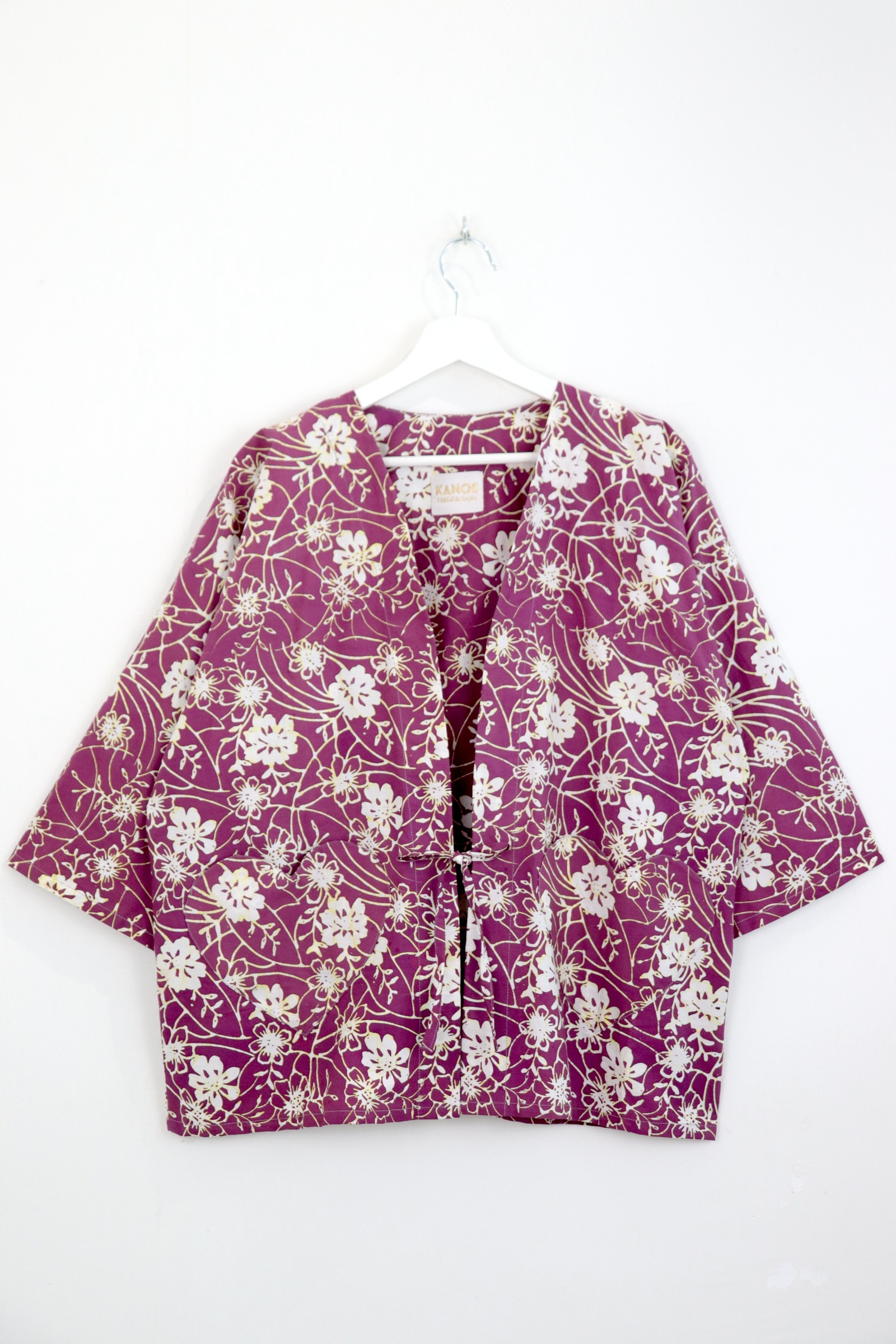 Kimono Basic Heart Pockets - Cocoa Kiss [ Handmade ]