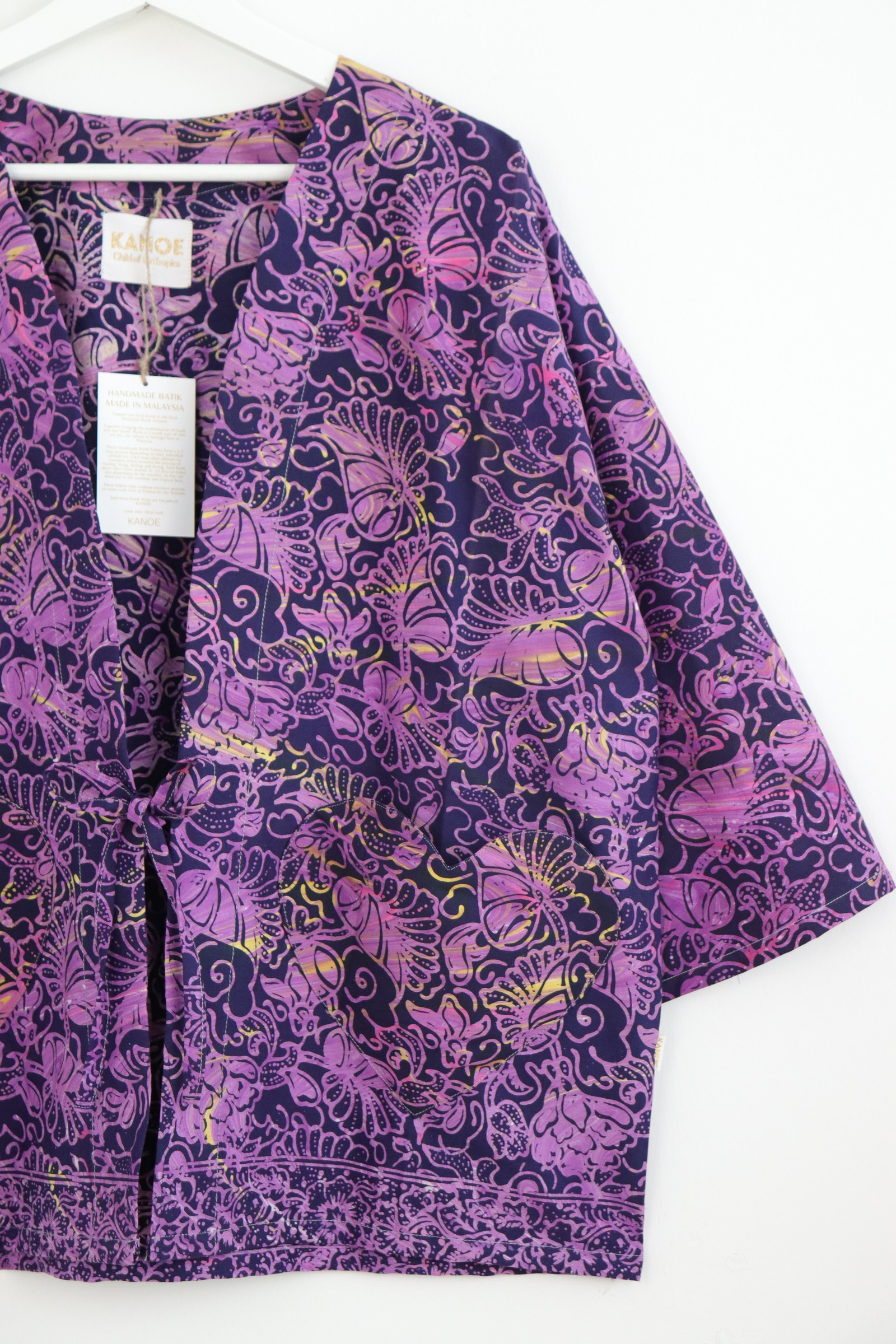 Kimono Basic Heart Pockets - Radiant Desire [ Handmade ]