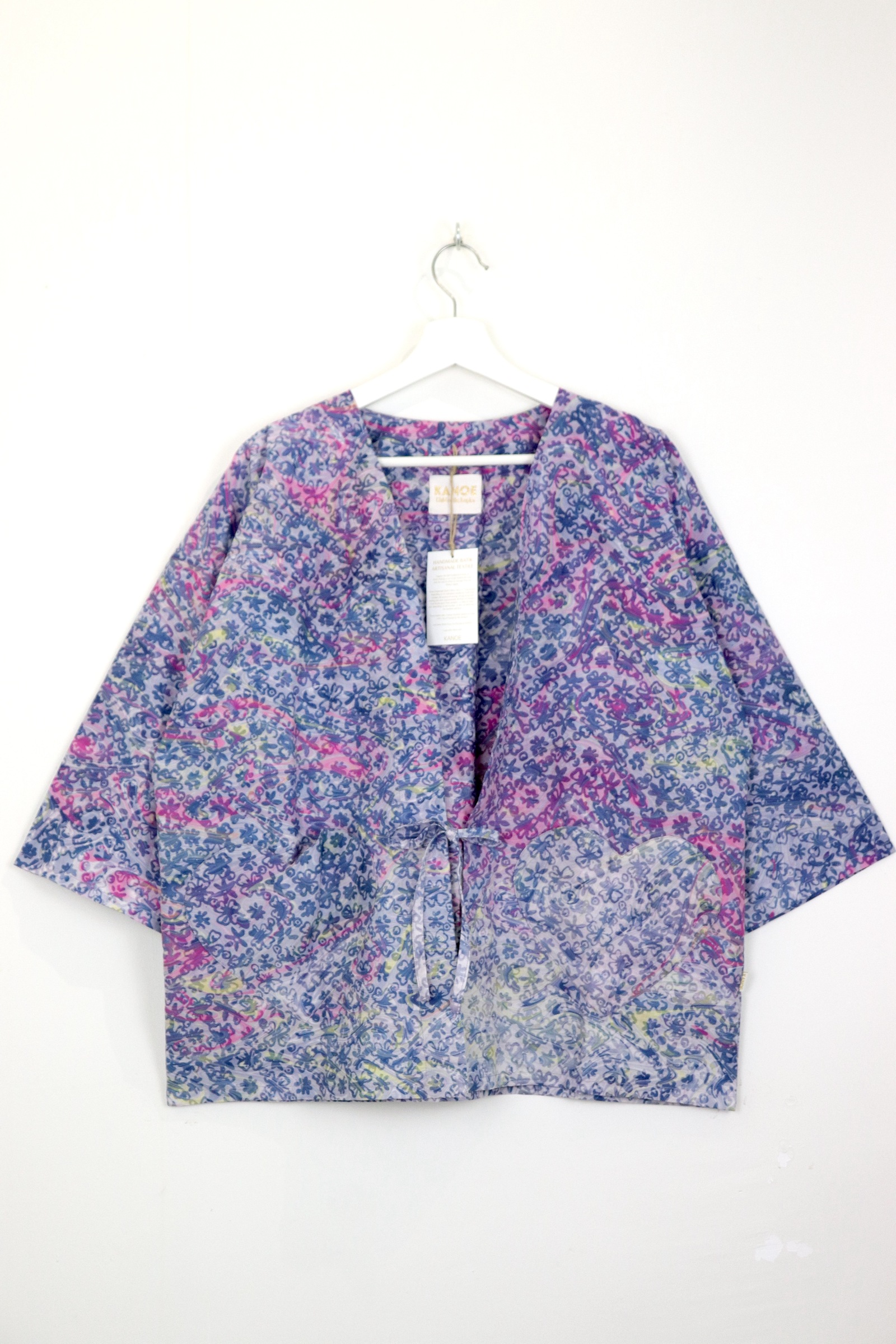 Kimono Basic Heart Pockets - Passion's Plum [ Handmade ]