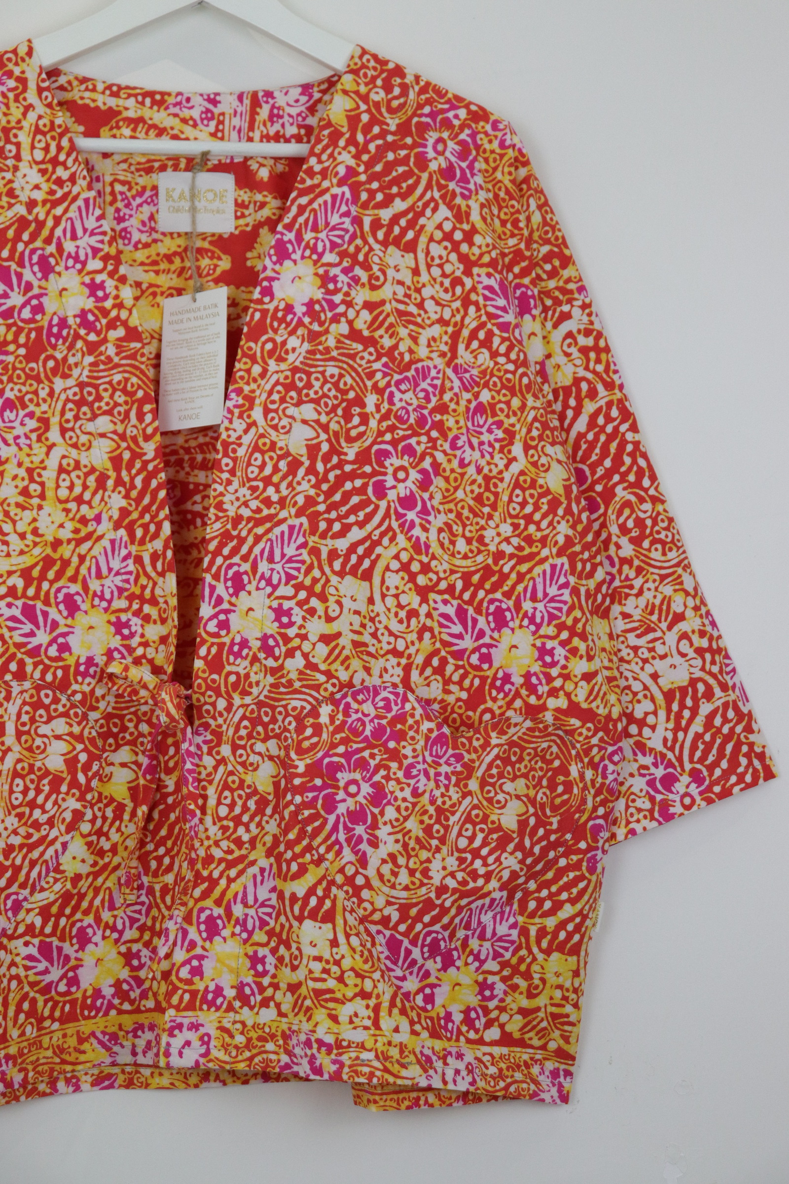 Kimono Basic Heart Pockets - Citrus Kiss [ Handmade ]