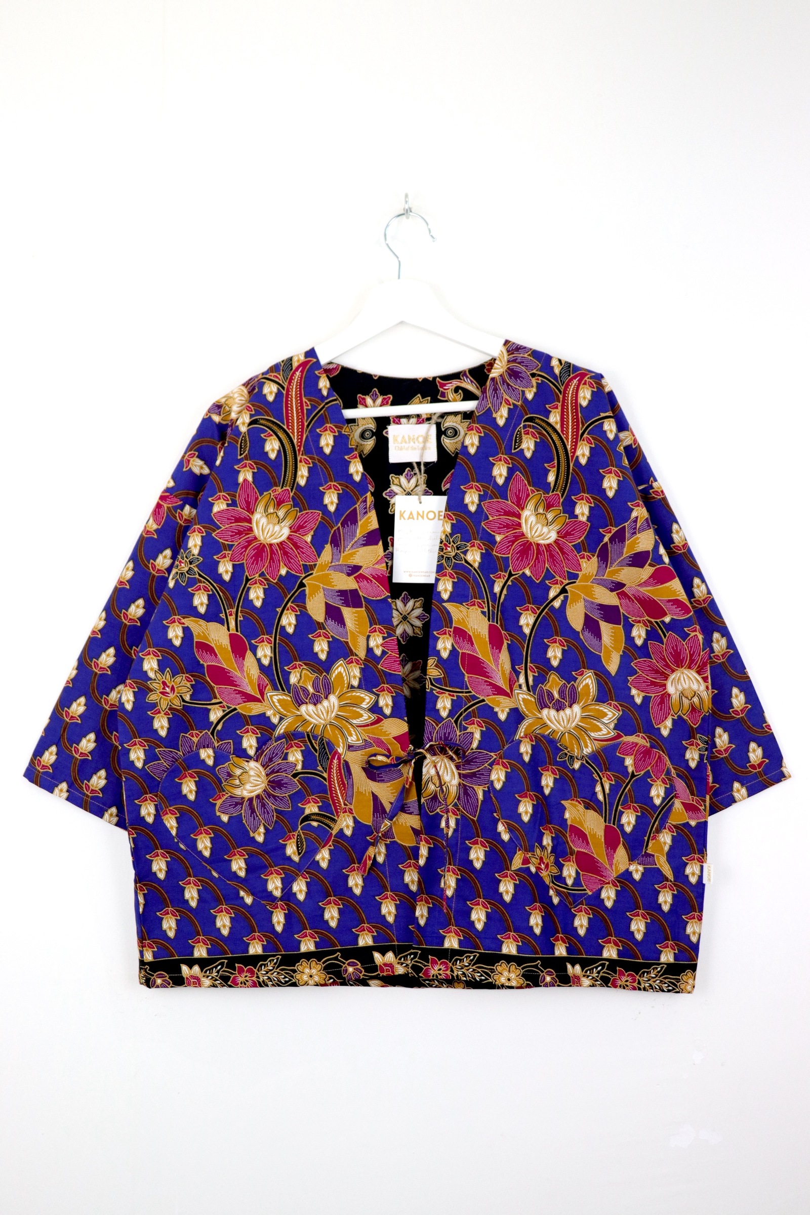 Kimono Basic Heart Pockets - Aoi