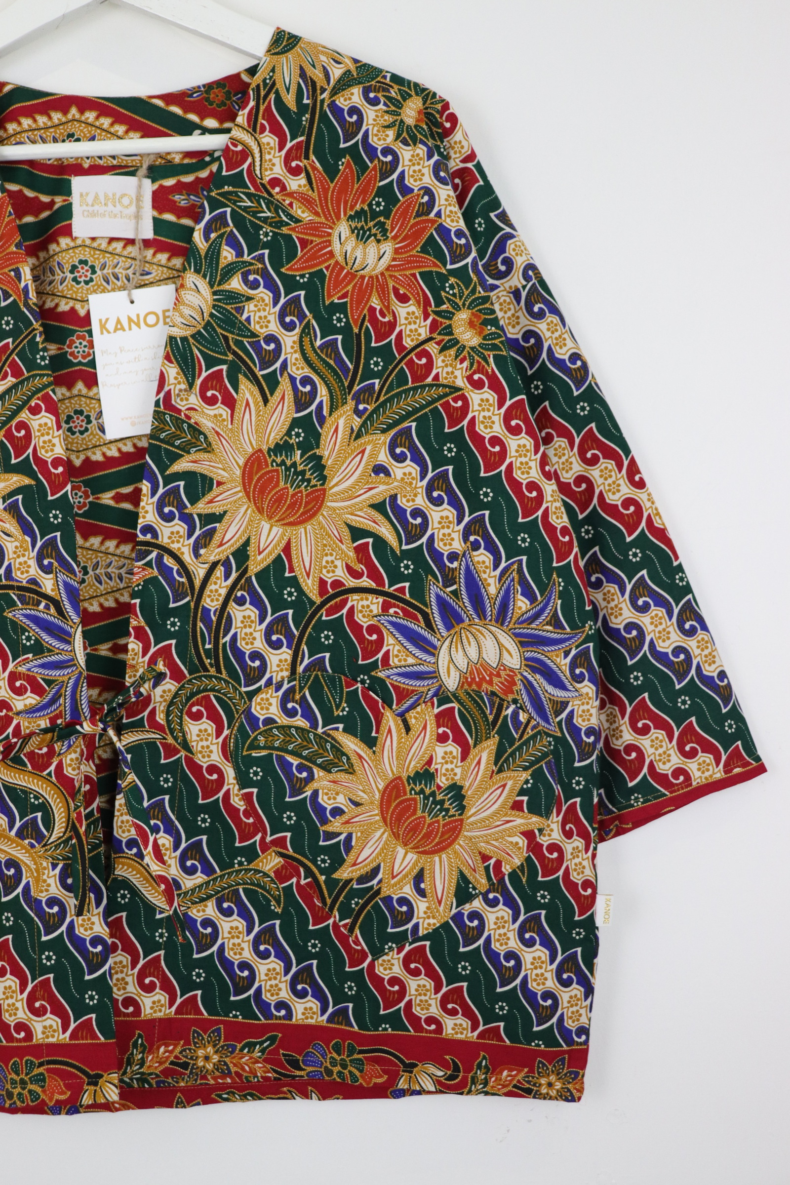 Kimono Basic Heart Pockets - Midori