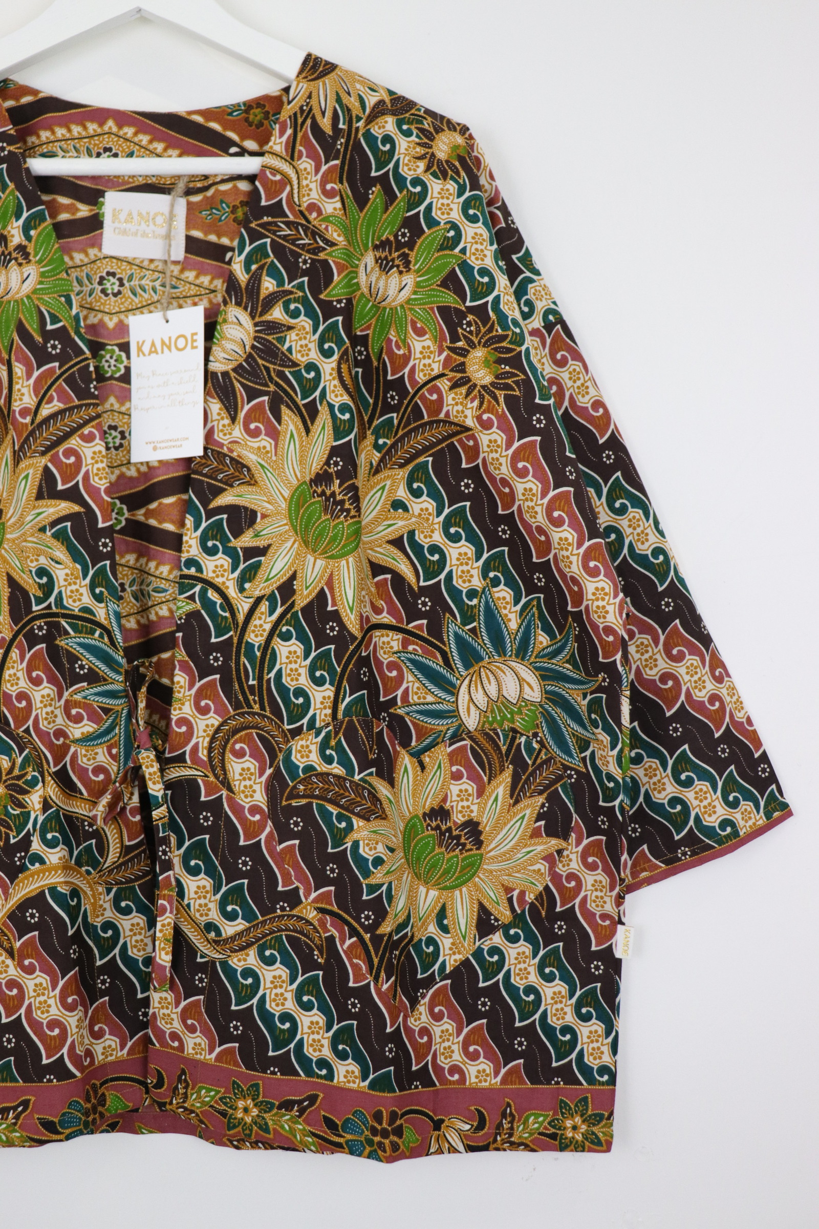 Kimono Basic Heart Pockets - Toffee