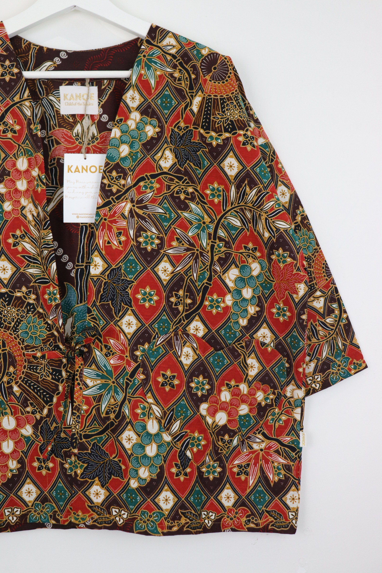 Kimono Basic Heart Pockets - Sable Love