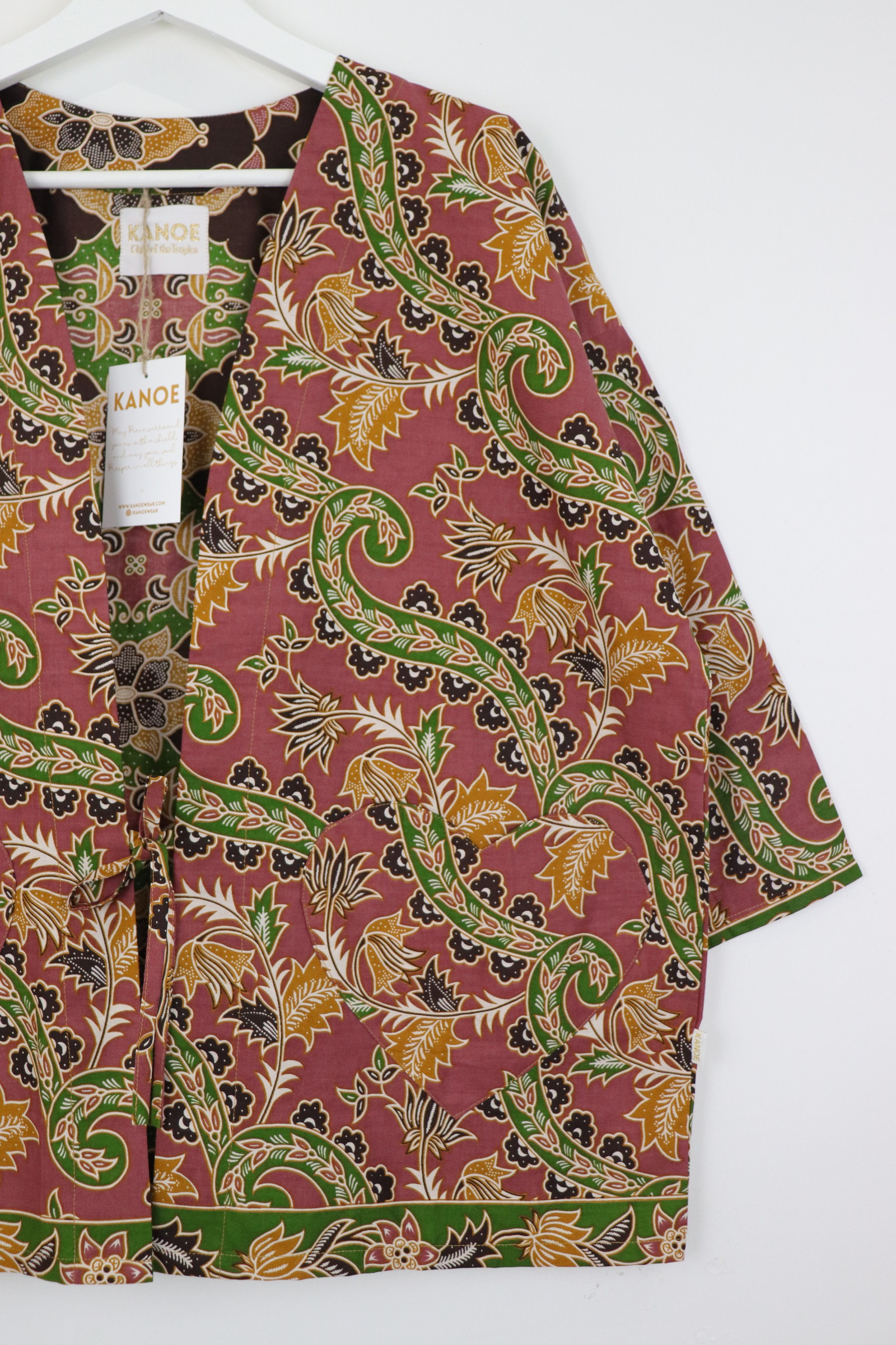 Kimono Basic Heart Pockets - Maki