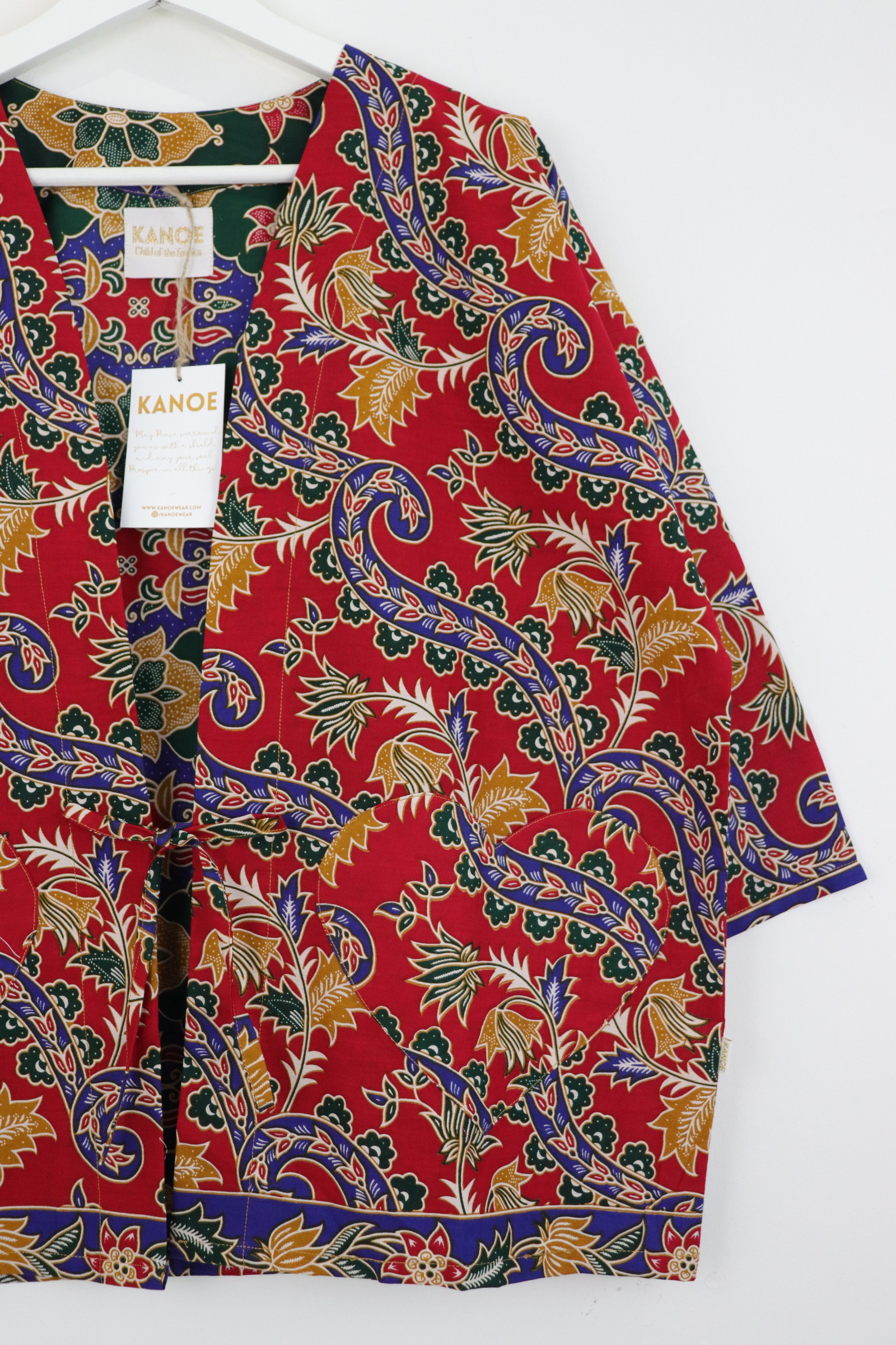 Kimono Basic Heart Pockets - Raiden