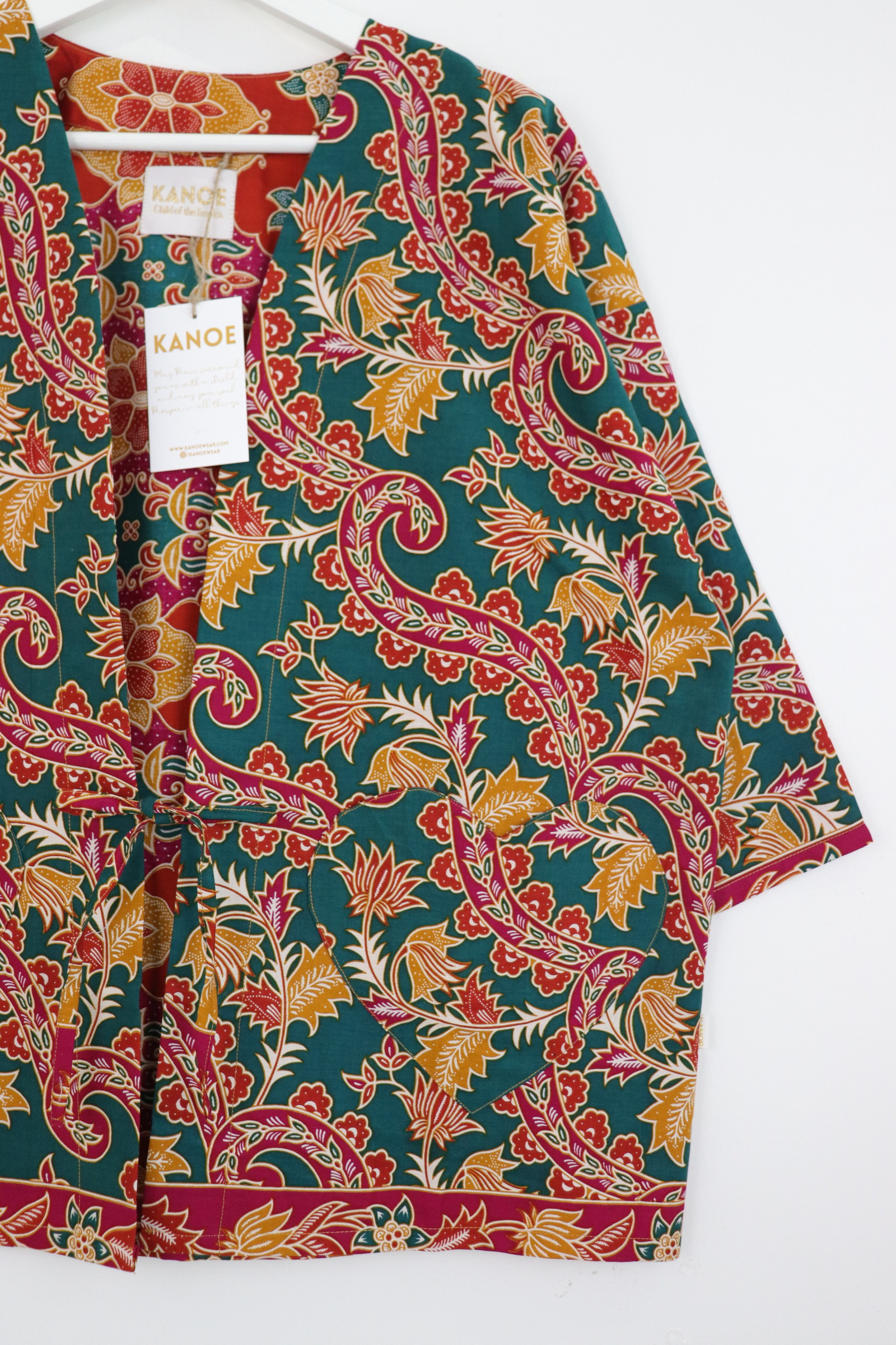 Kimono Basic Heart Pockets - Inoue