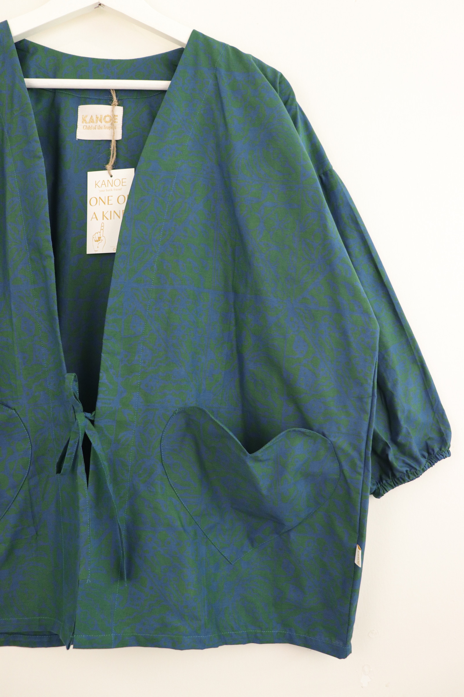 Kimono Signature Heart Pockets - Hana [ Handmade ]