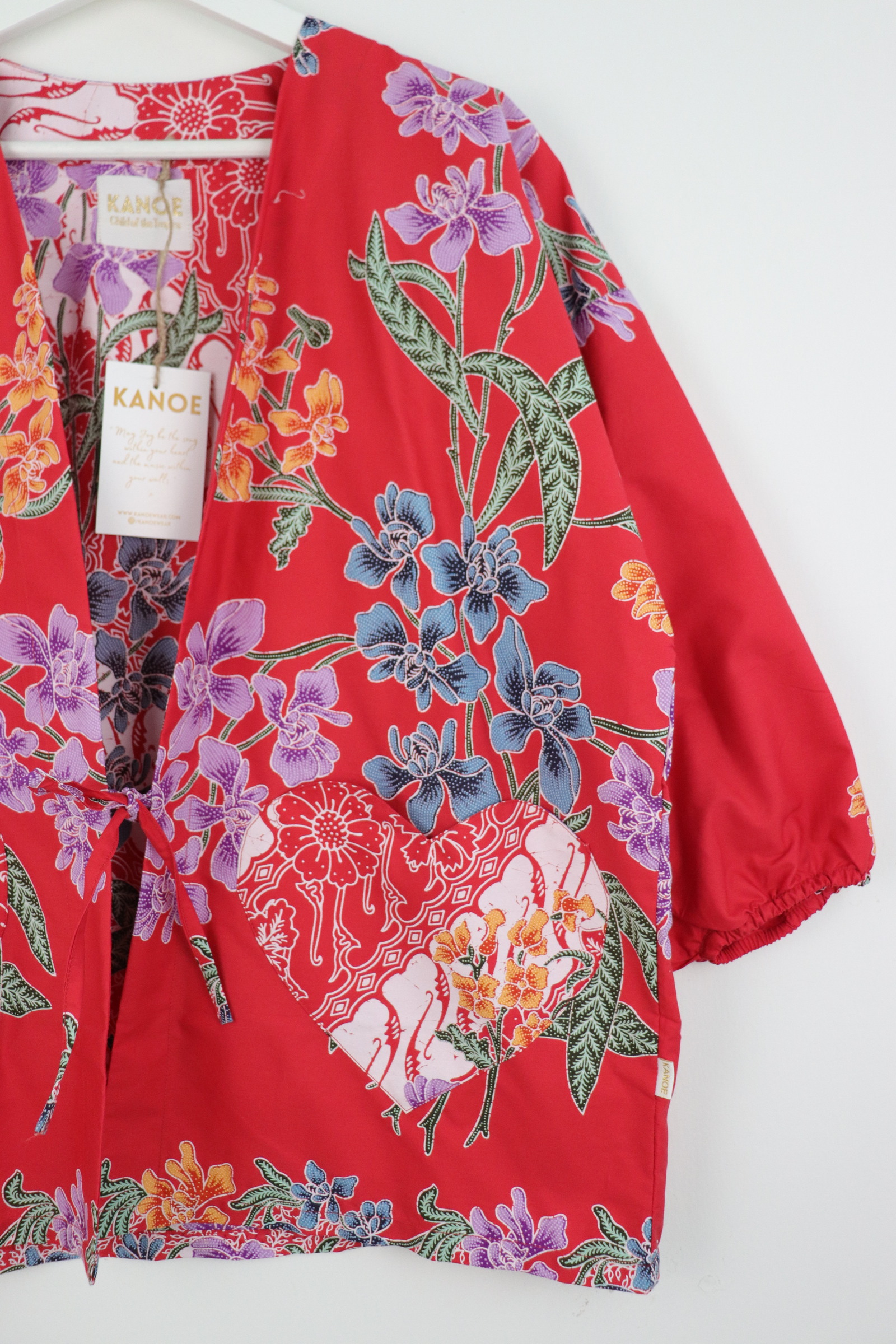 Kimono Signature Heart Pockets - Flame of Love