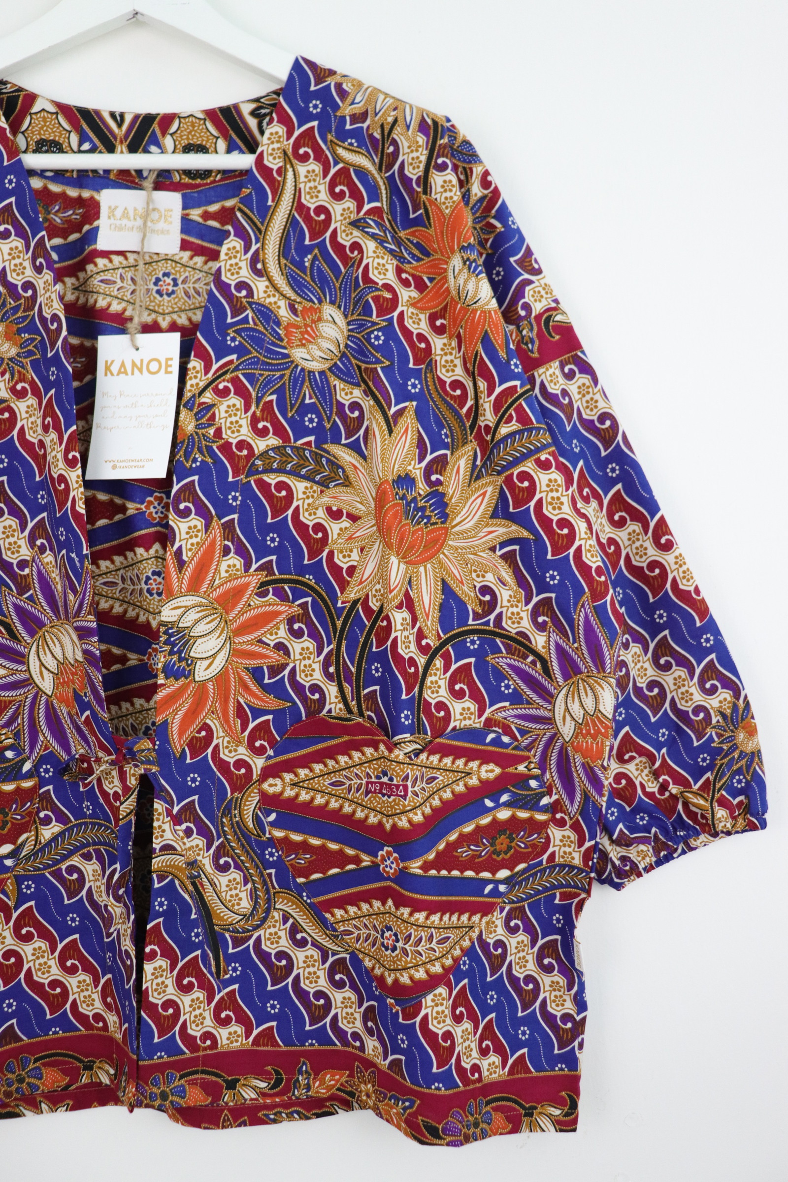 Kimono Signature Heart Pockets - Hyuga