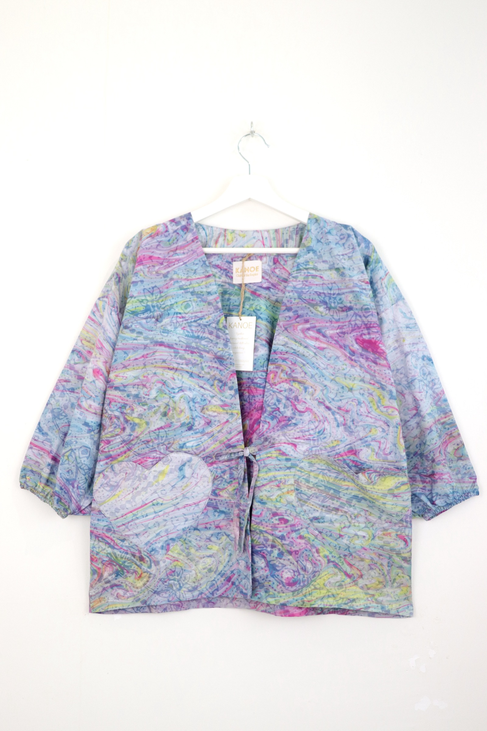 Kimono Signature Heart Pockets - Winter Swirl [ Handmade Premium ]