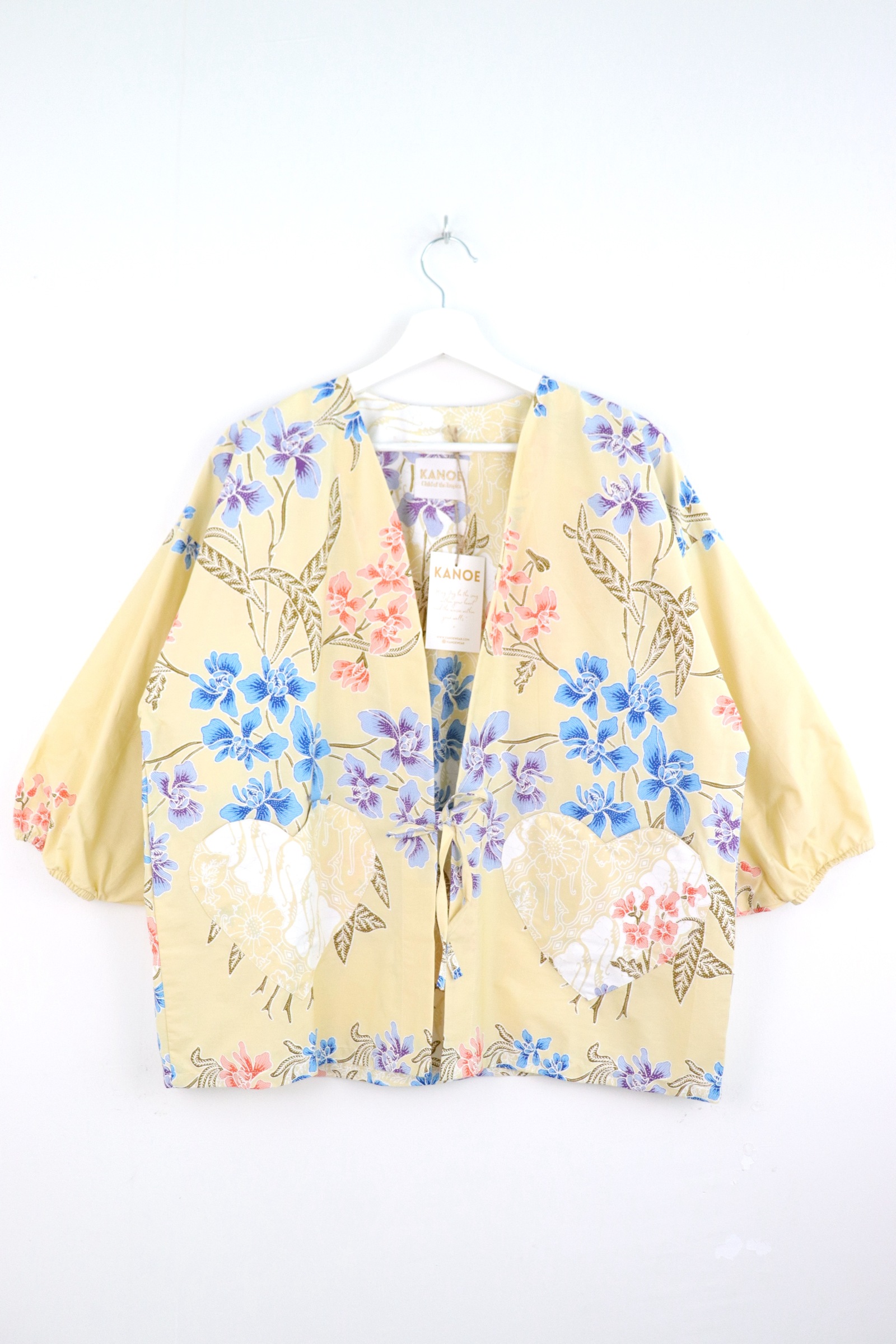 Kimono Signature Heart Pockets - Lemon Kiss