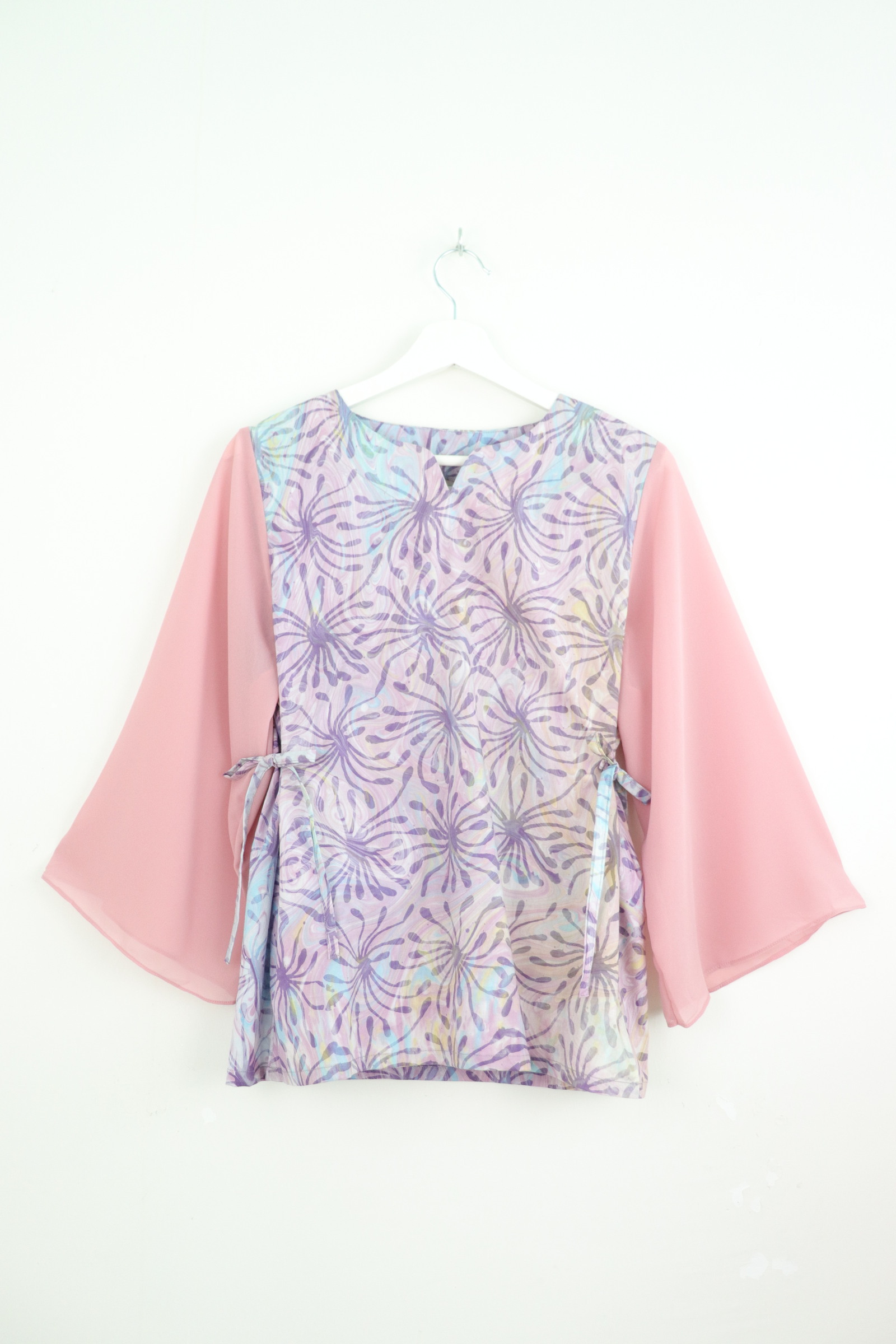 Kedah Crescent Sheer Top - Lavender Drift [HandMade]