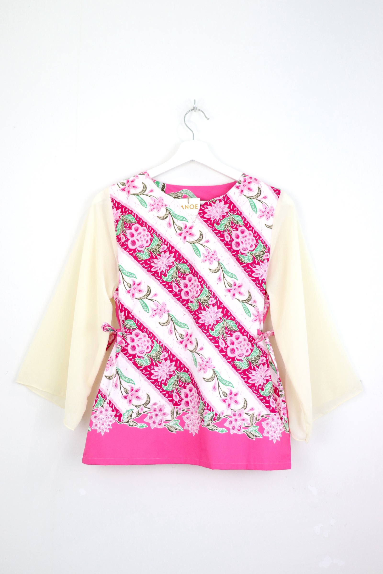 Kedah Crescent Sheer Top - Royal Rose [ M ]