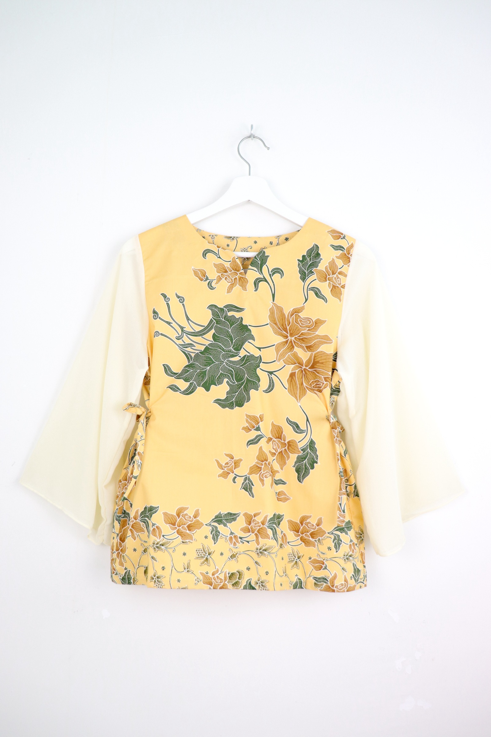 Kedah Crescent Sheer Top - Chrysanthemum Garden