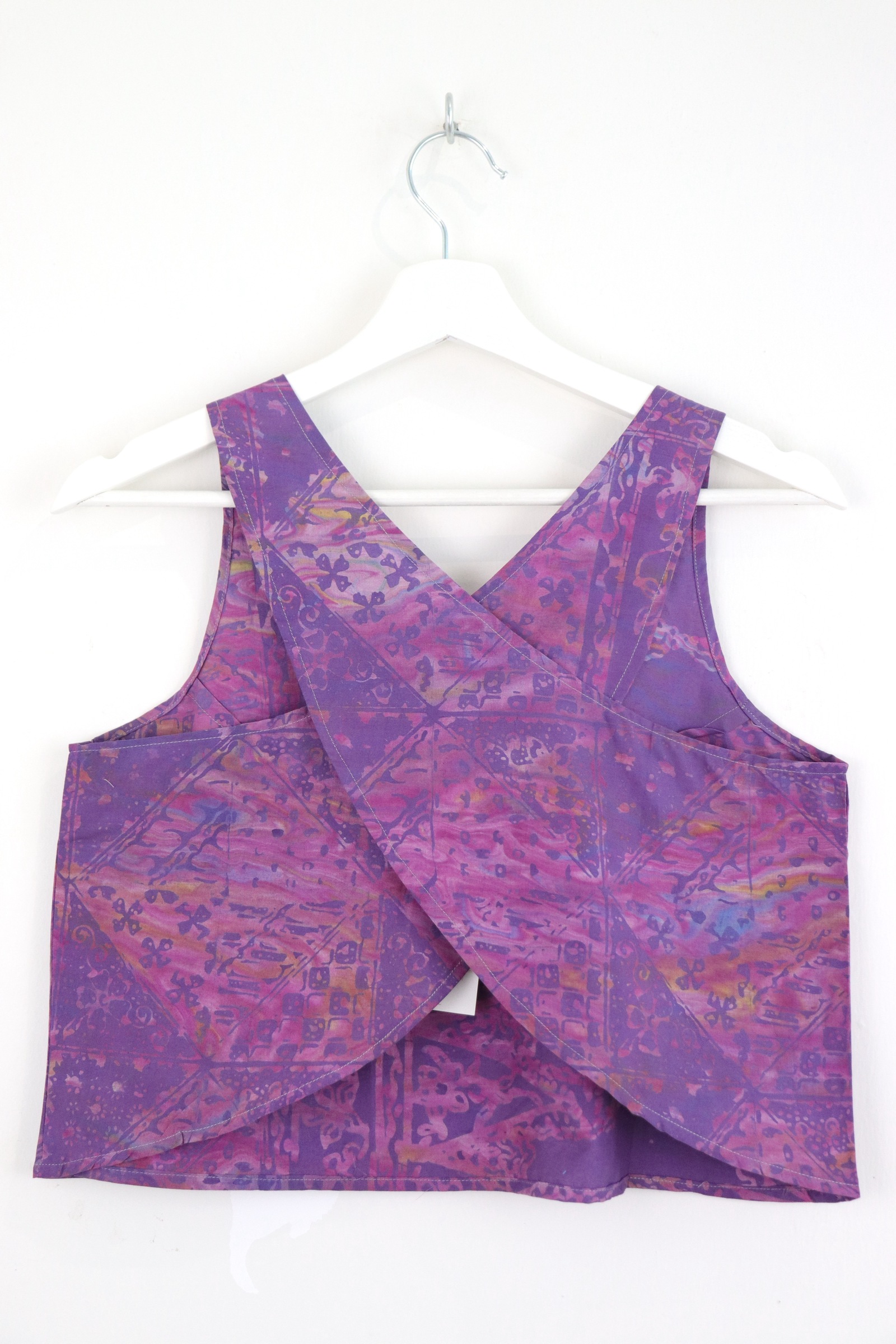 Crossback Batik Top - Berry Dazzle [ Handmade ] [ S ]