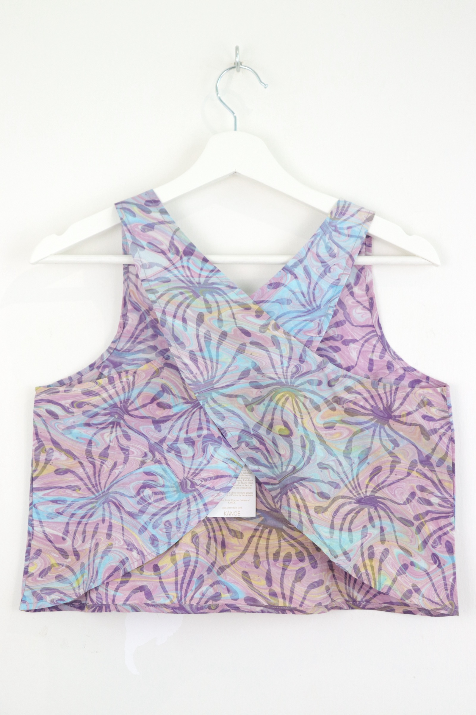 Crossback Batik Top - Dreamy Lush [ Handmade ] [ S ]