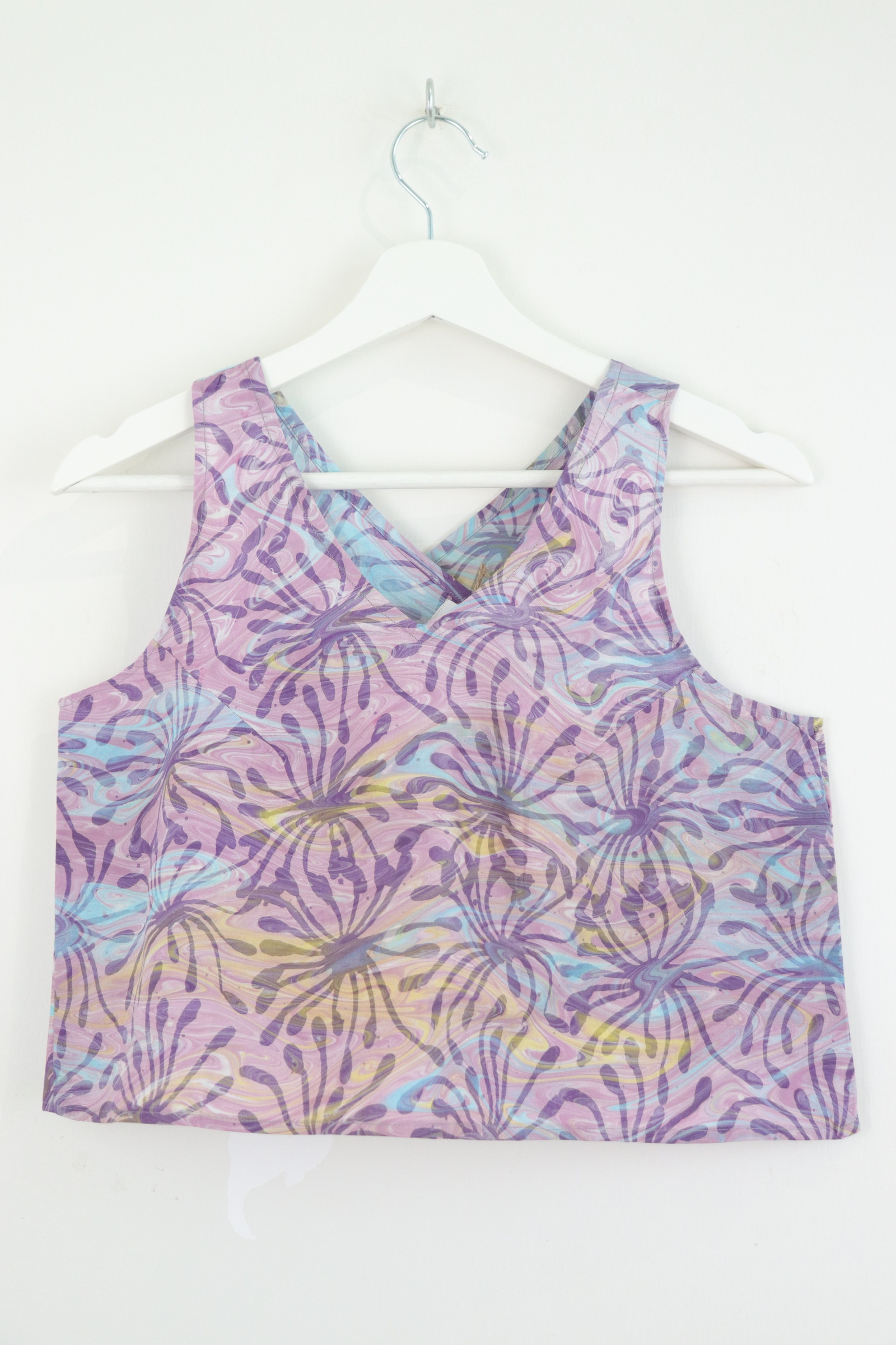 Crossback Batik Top - Dreamy Lush [ Handmade ] [ S ]