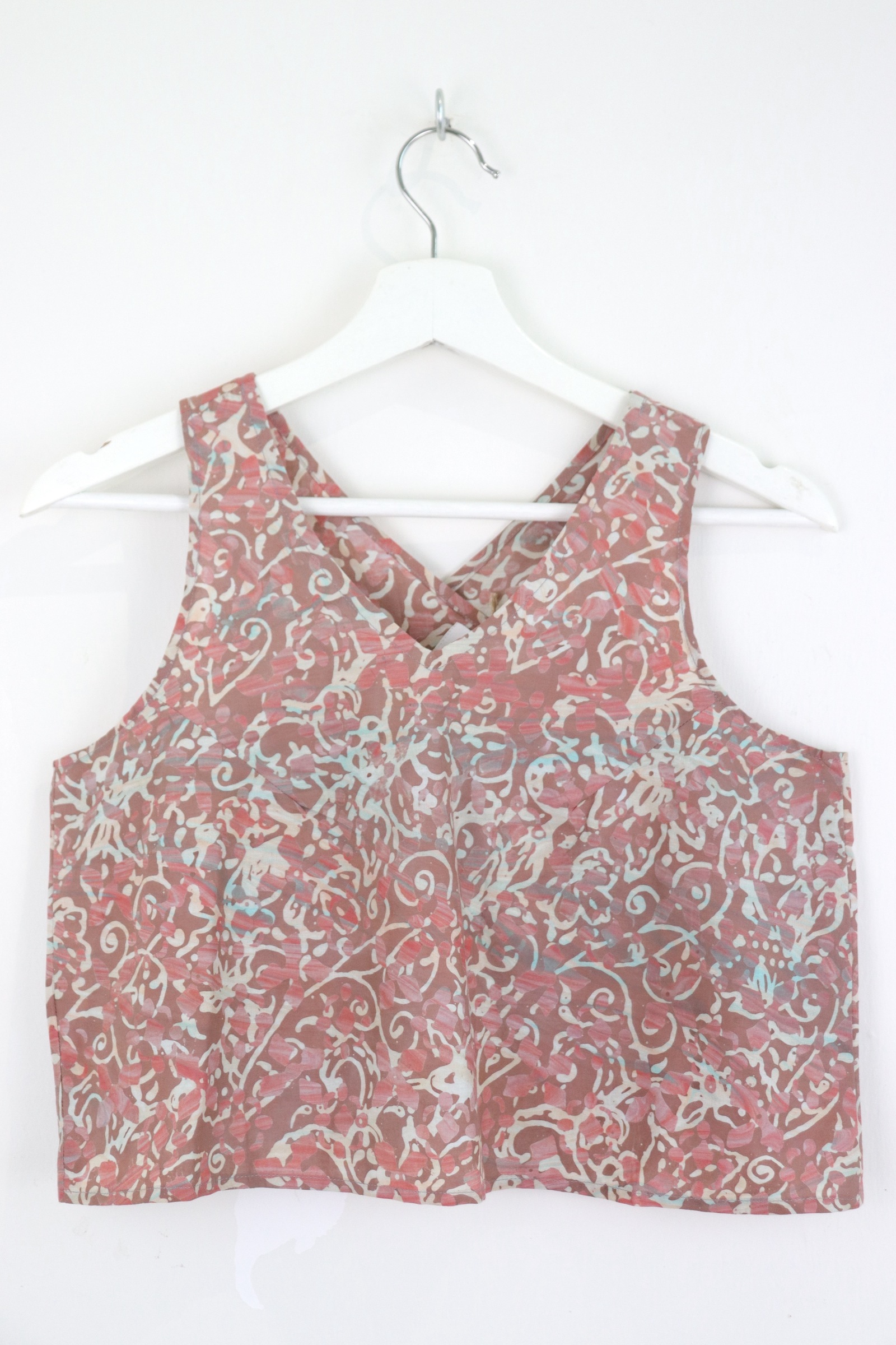 Crossback Batik Top - Sunkissed Popsicle [ Handmade ] [ S ]