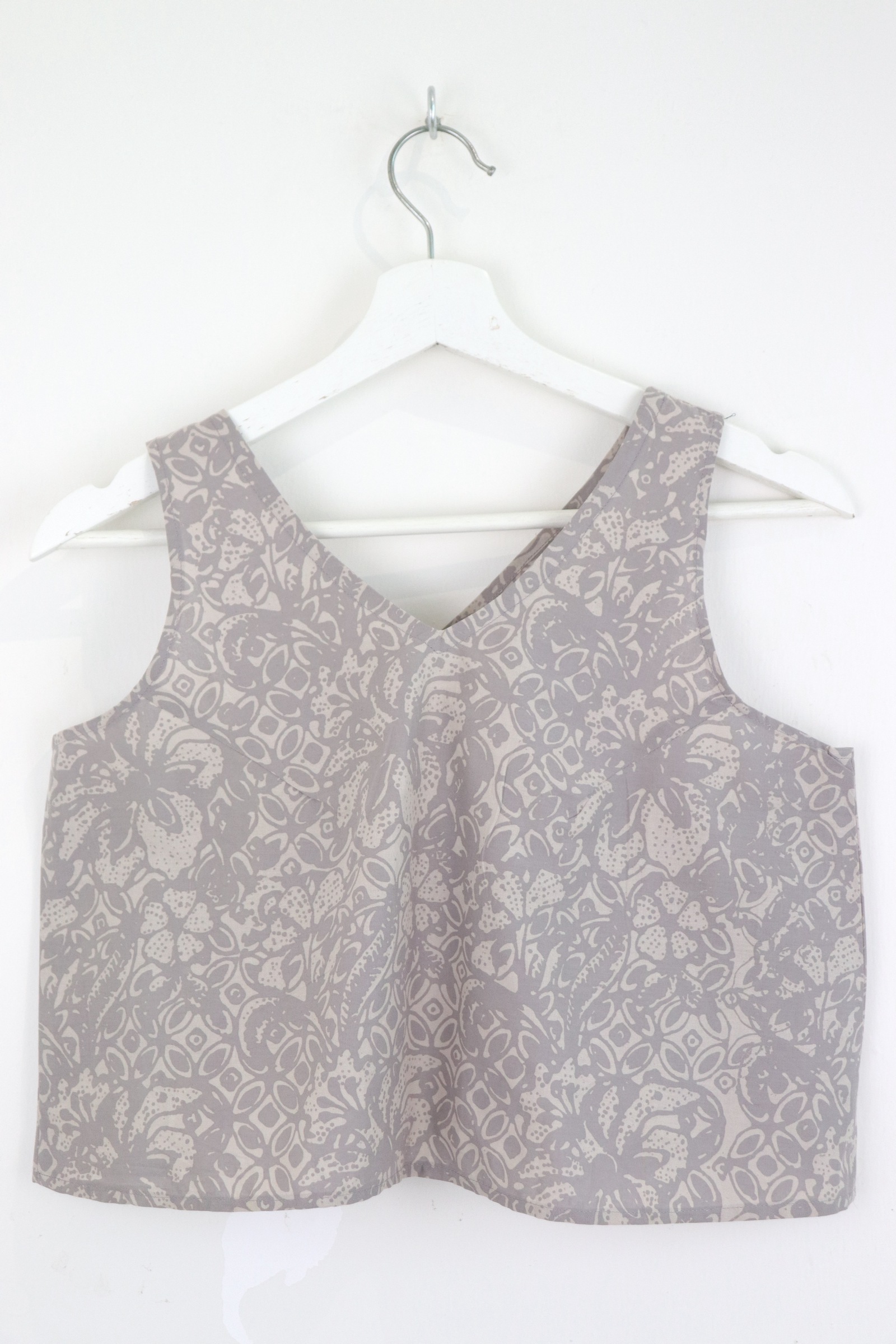 Crossback Batik Top - Moonlit Mist [ Handmade ] [ S ]