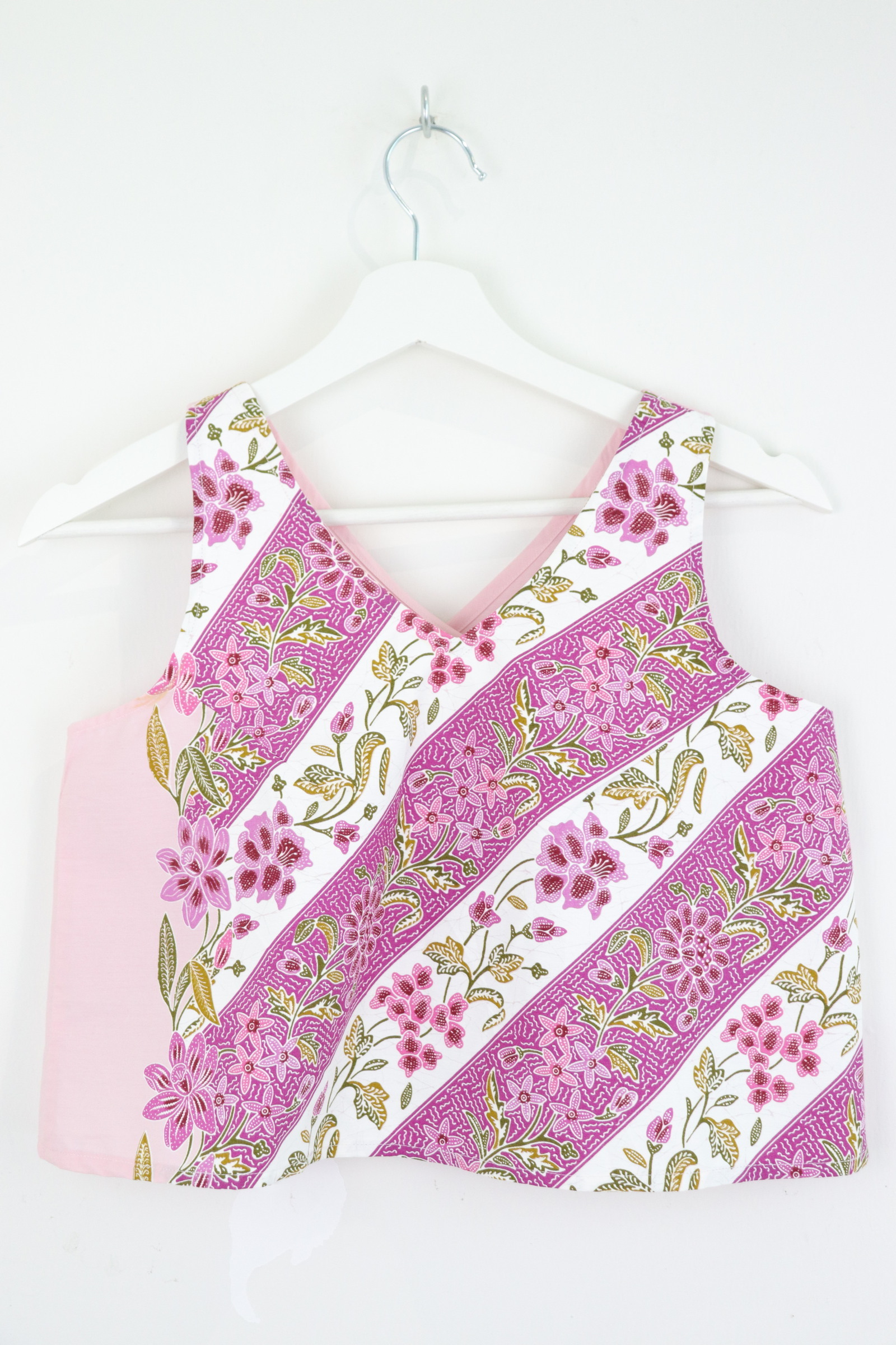 Crossback Batik Top - Peony Dew [ S ]