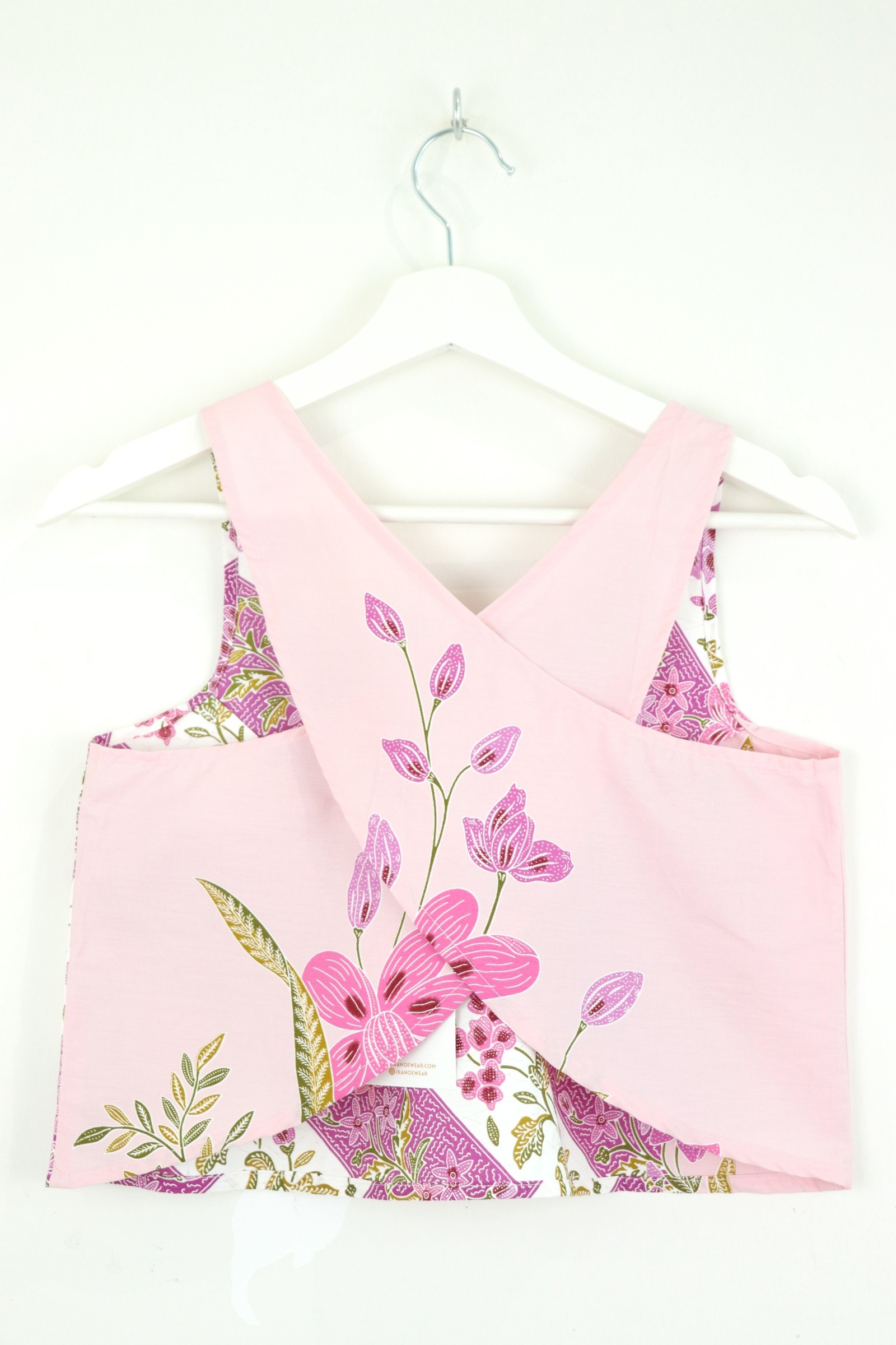 Crossback Batik Top - Peony Dew [ S ]