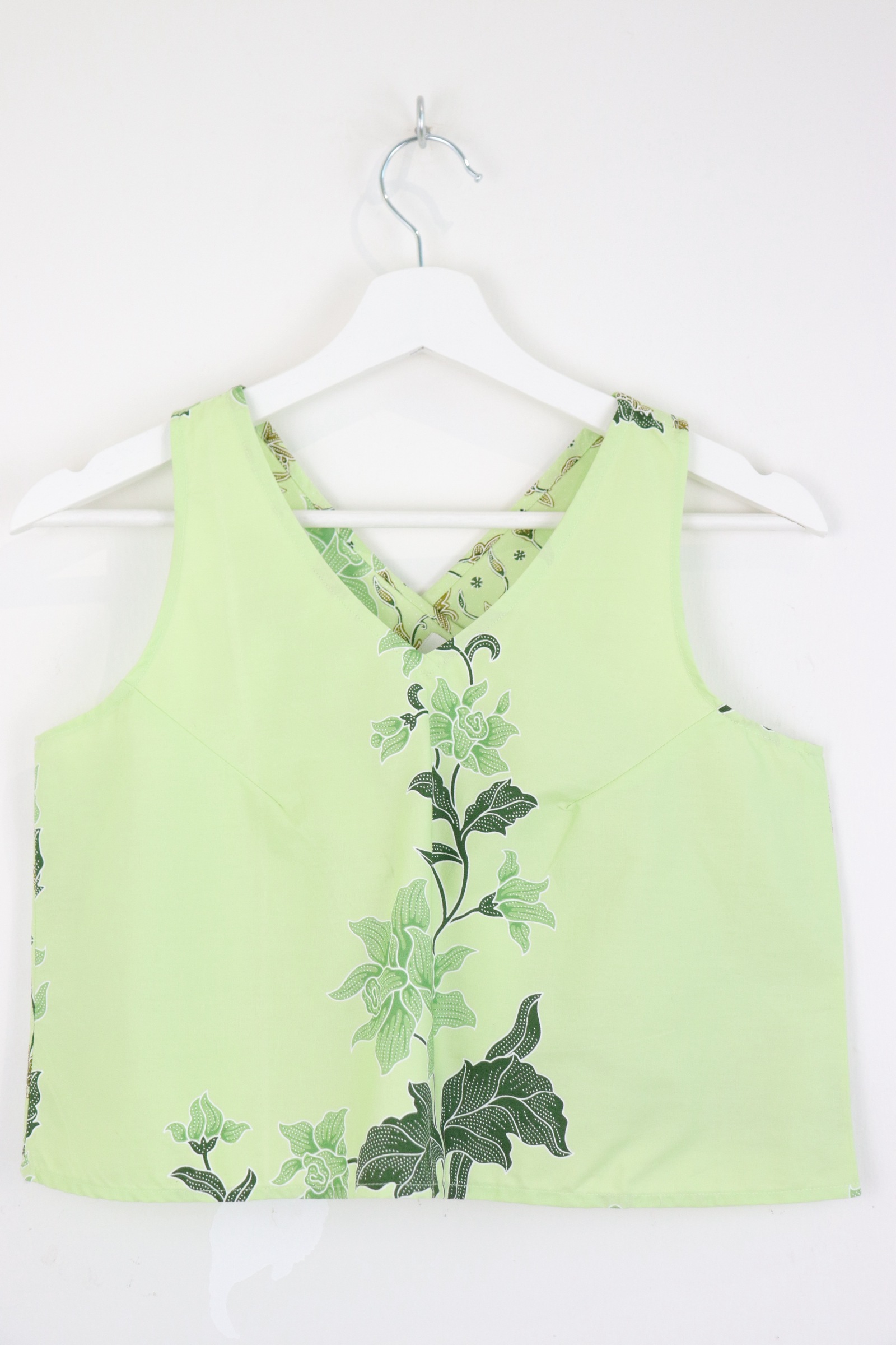 Crossback Batik Top - Minty Serene [ S ]