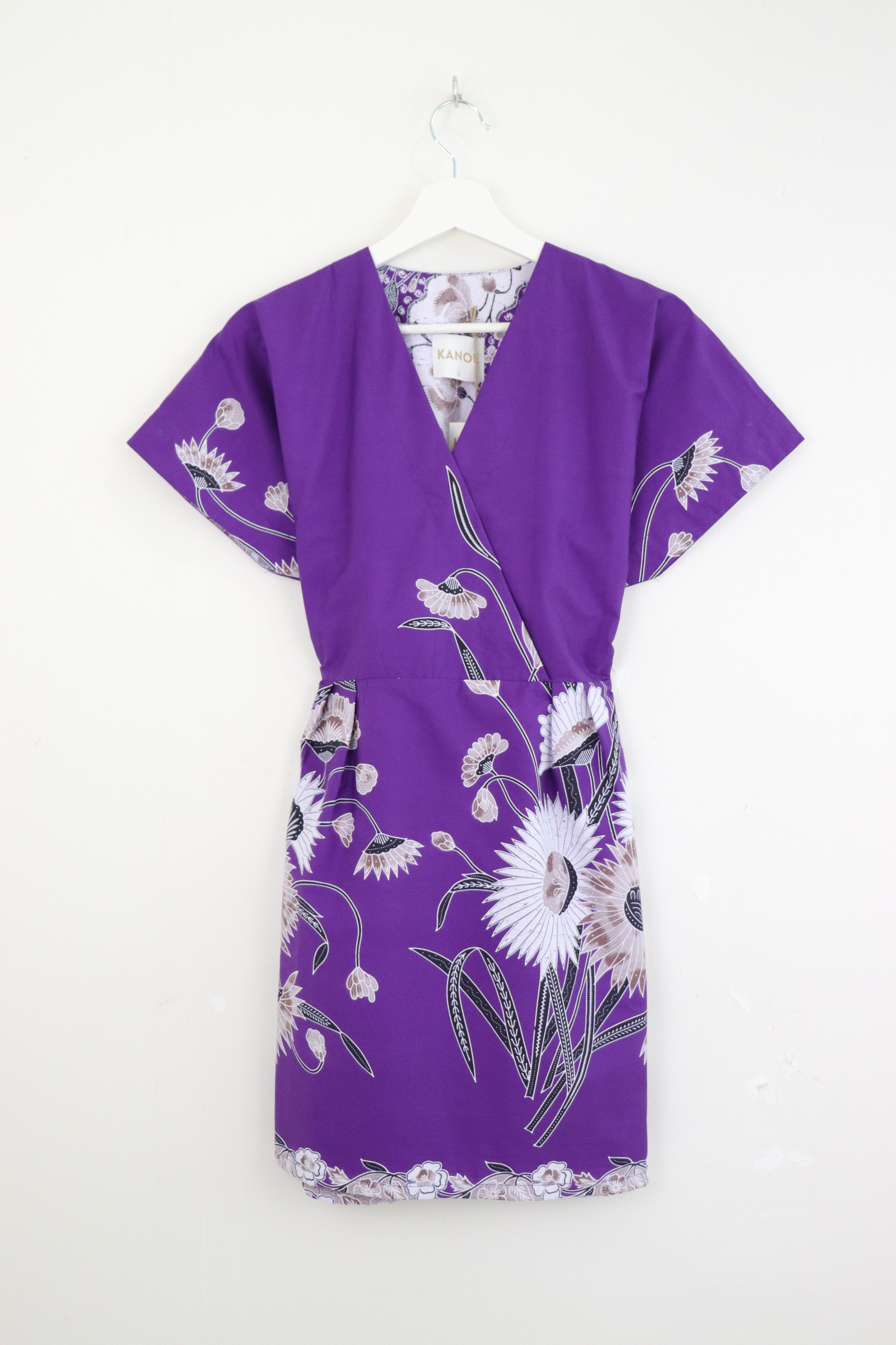 Kimono Wrap Dress [ Short ] - Celestial Violet 